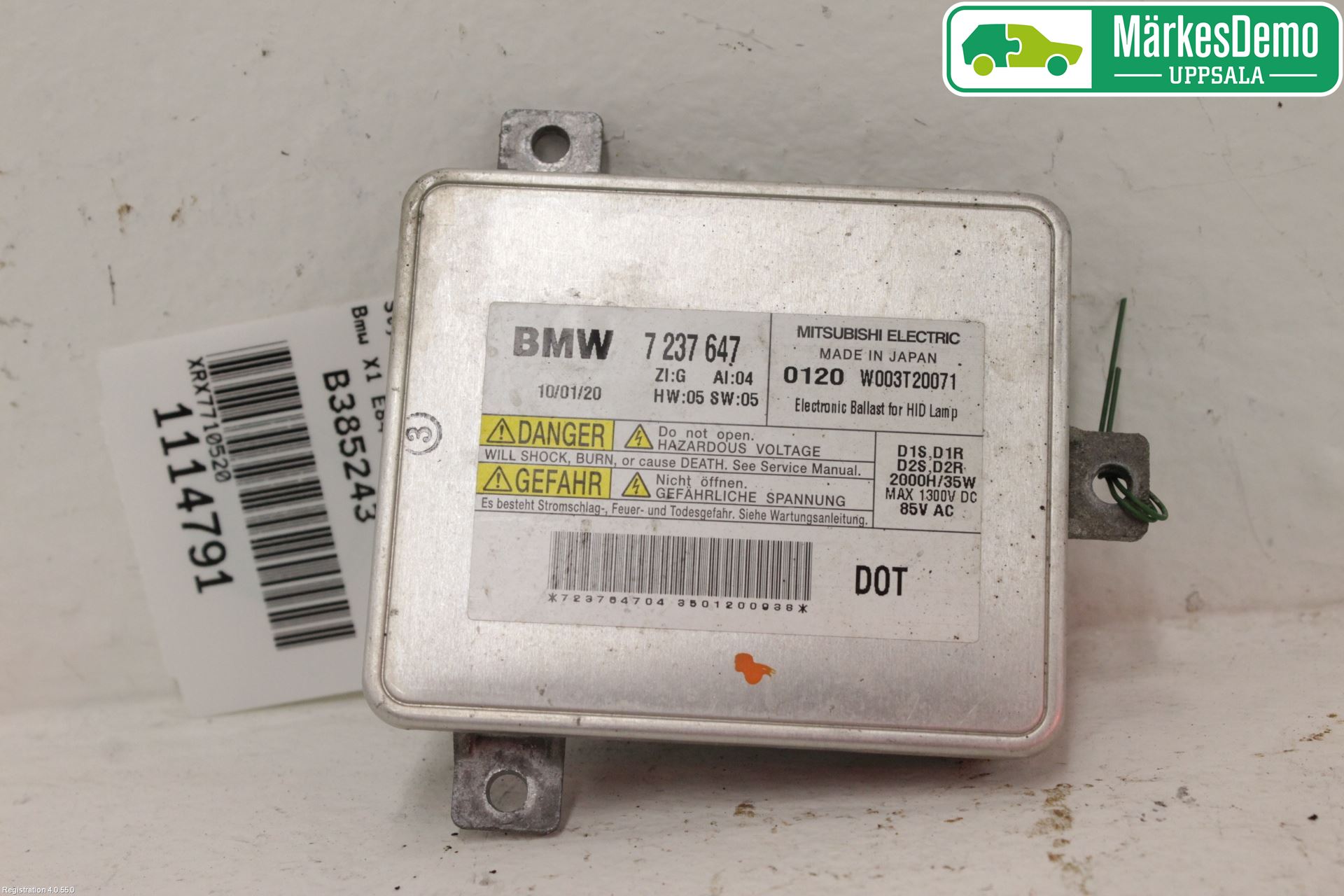 BMW X1 E84 10-15 Styreenhet Xenon