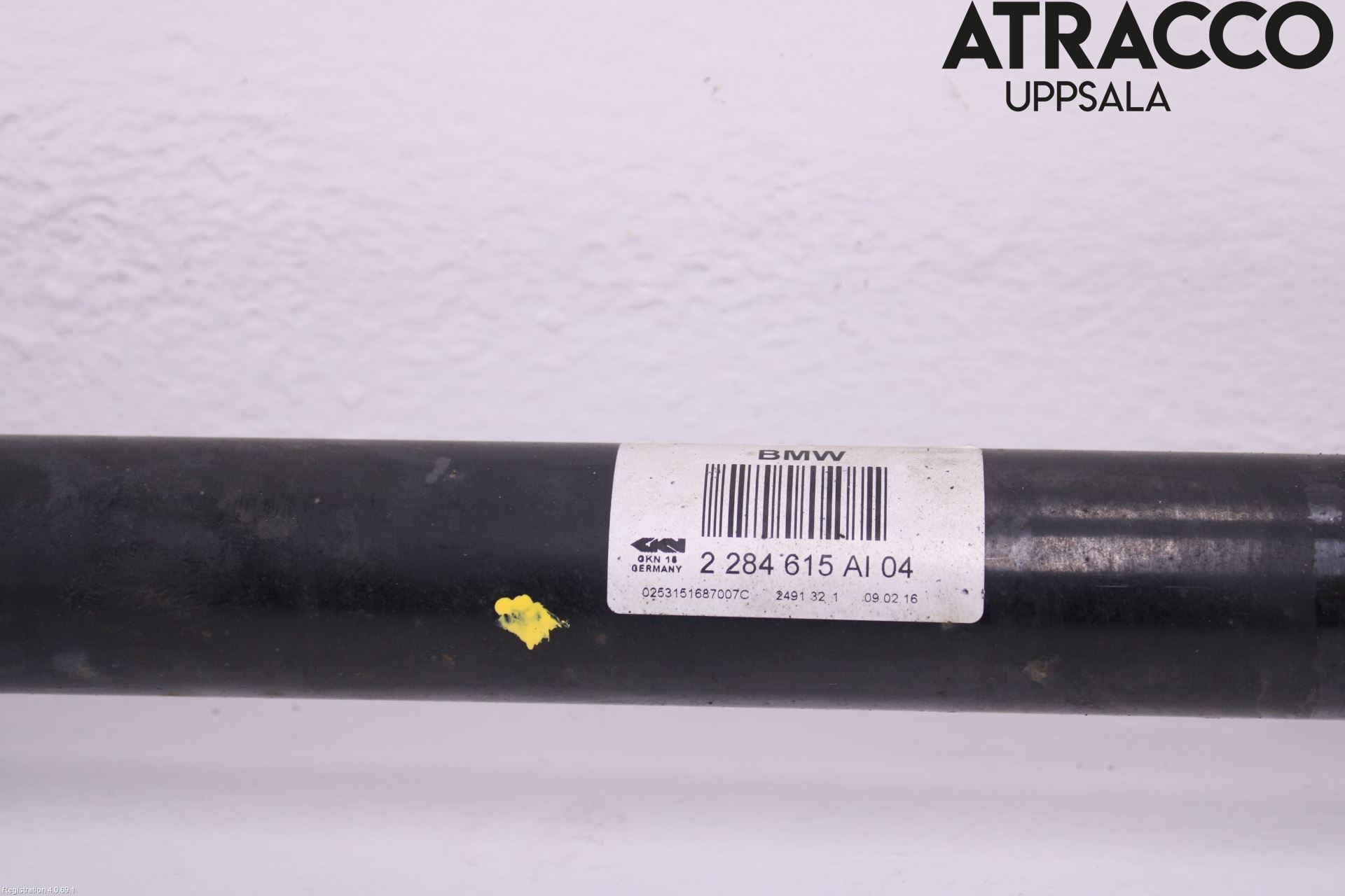 BMW 3 F30/F31/F80 12-19 Drivaksel Bak Kompl Venstre