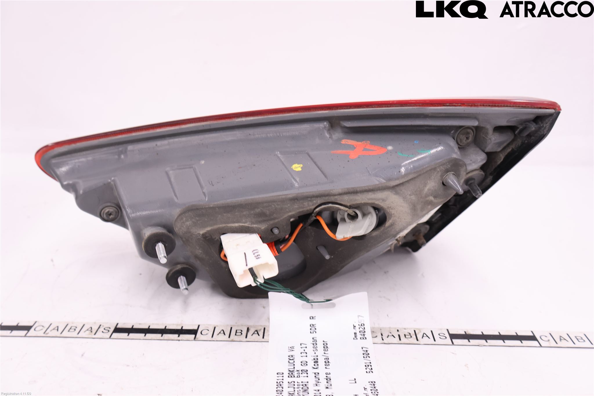 Hyundai i30 GD 13-17 Baklykt Venstre  På Luke(Indre