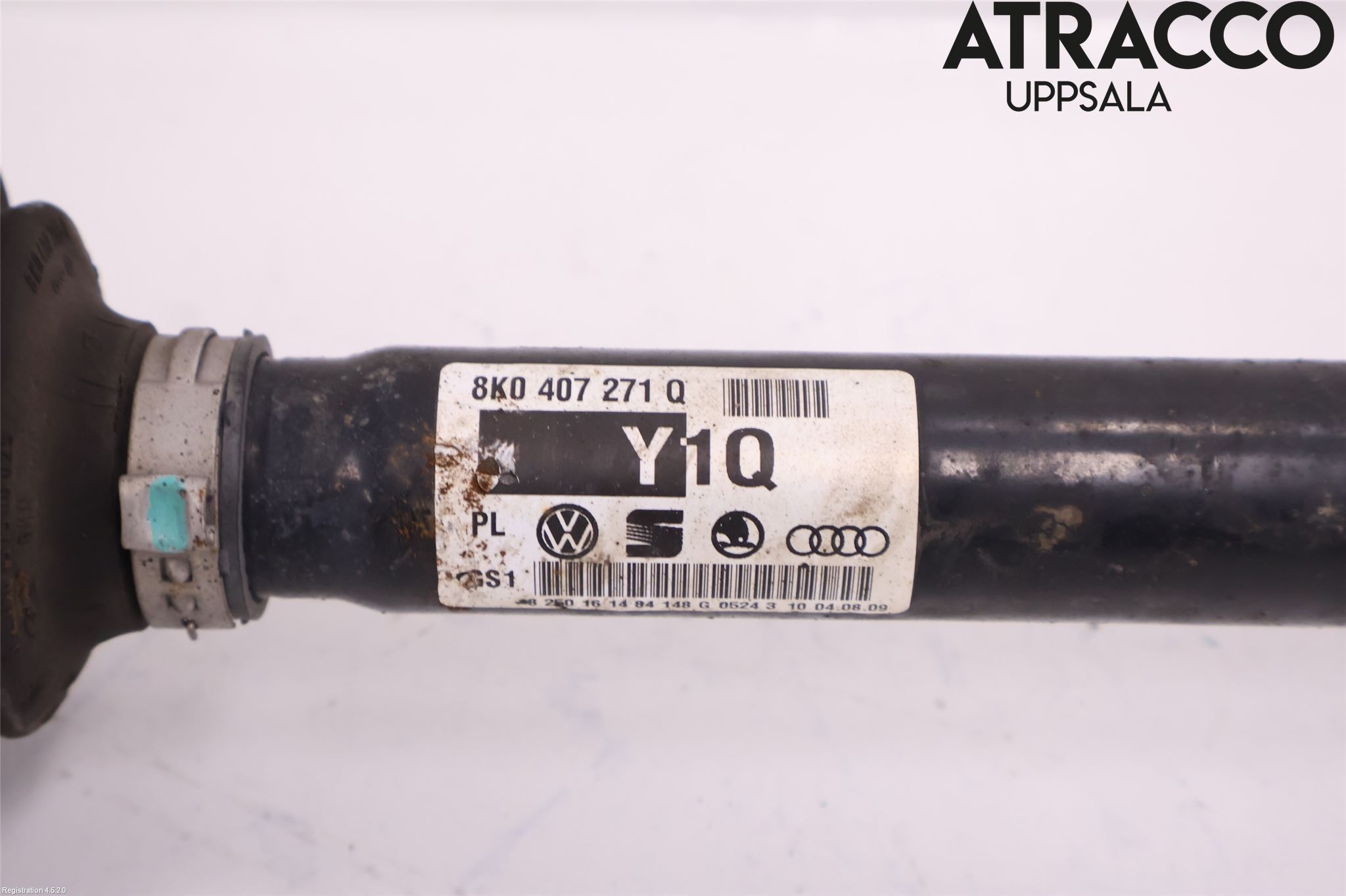 Audi A4/S4 08-11 Drivaksel Foran Kompl Venstre