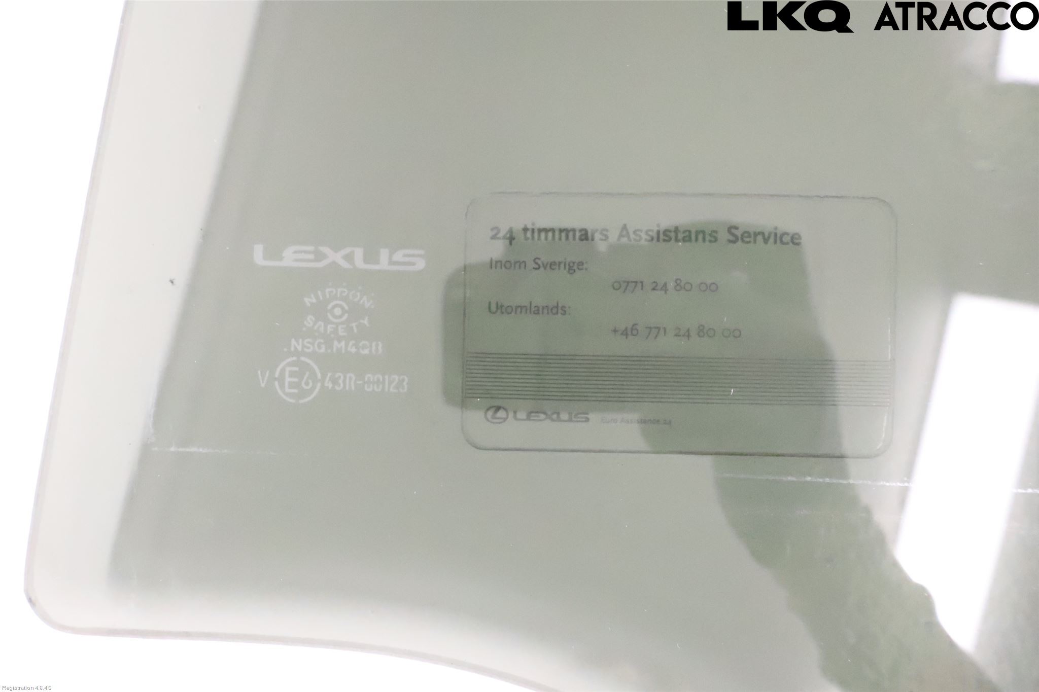 Lexus ES 250/300/330 Dørrute Bak Venstre 4Dørs