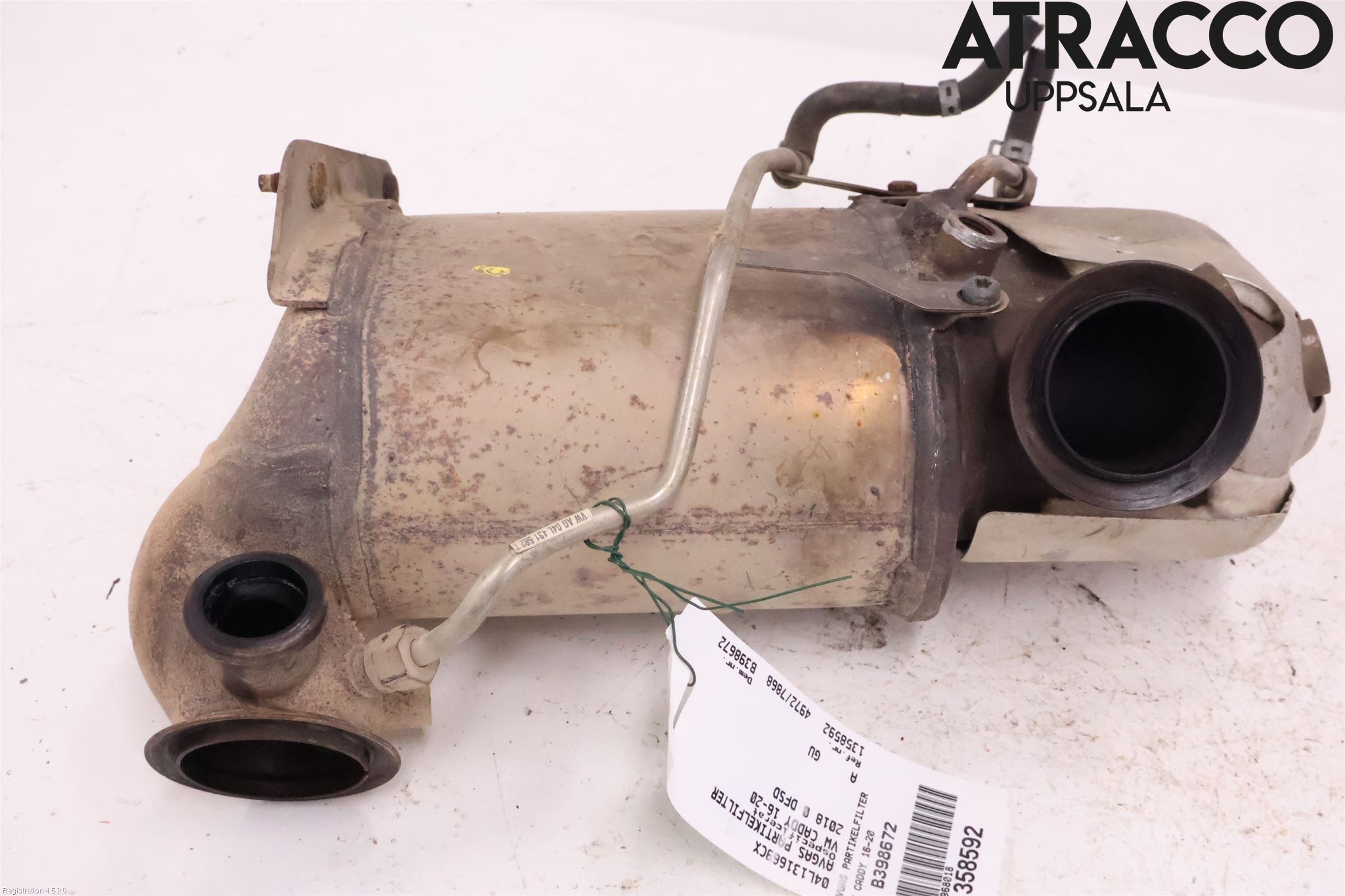 Volkswagen VW CADDY 16-20 Eksos Partikketfilter
