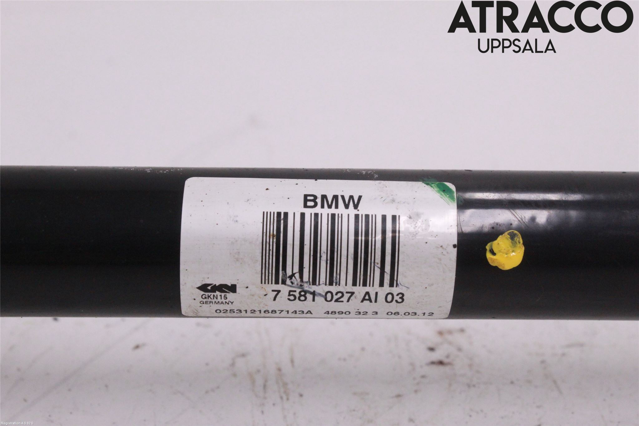 BMW 5 F10/F11/F18 09-17 Drivaksel Bak Kompl Venstre