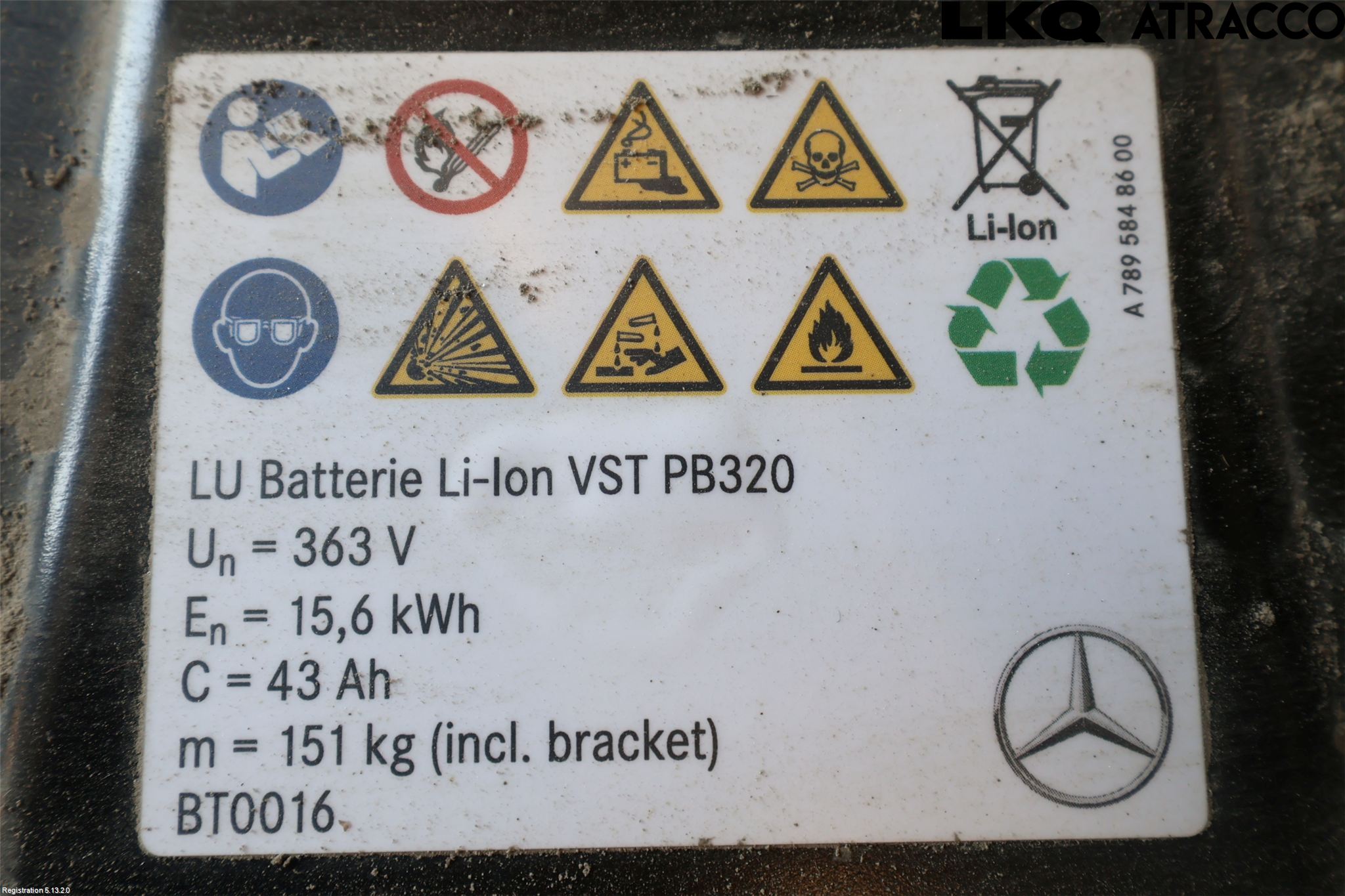 Mercedes-Benz MB CLA-KLASS (C118/X118) 19- Hybrid Batteri