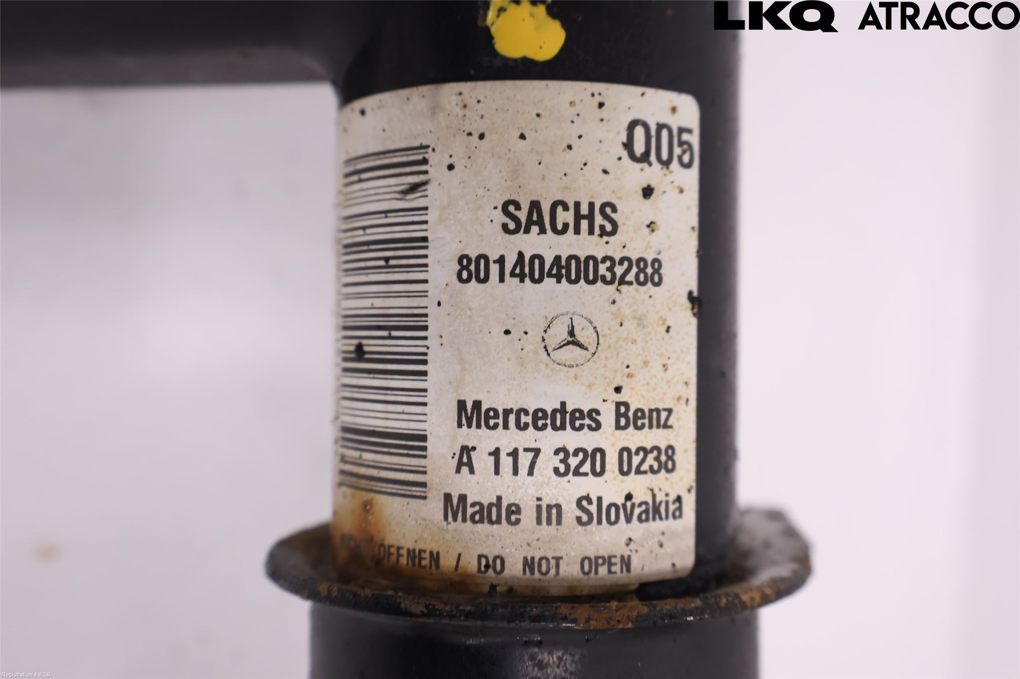 Mercedes-Benz MB CLA-KLASS (C117/X117) 13-19 Fjærbein Foran Høyre