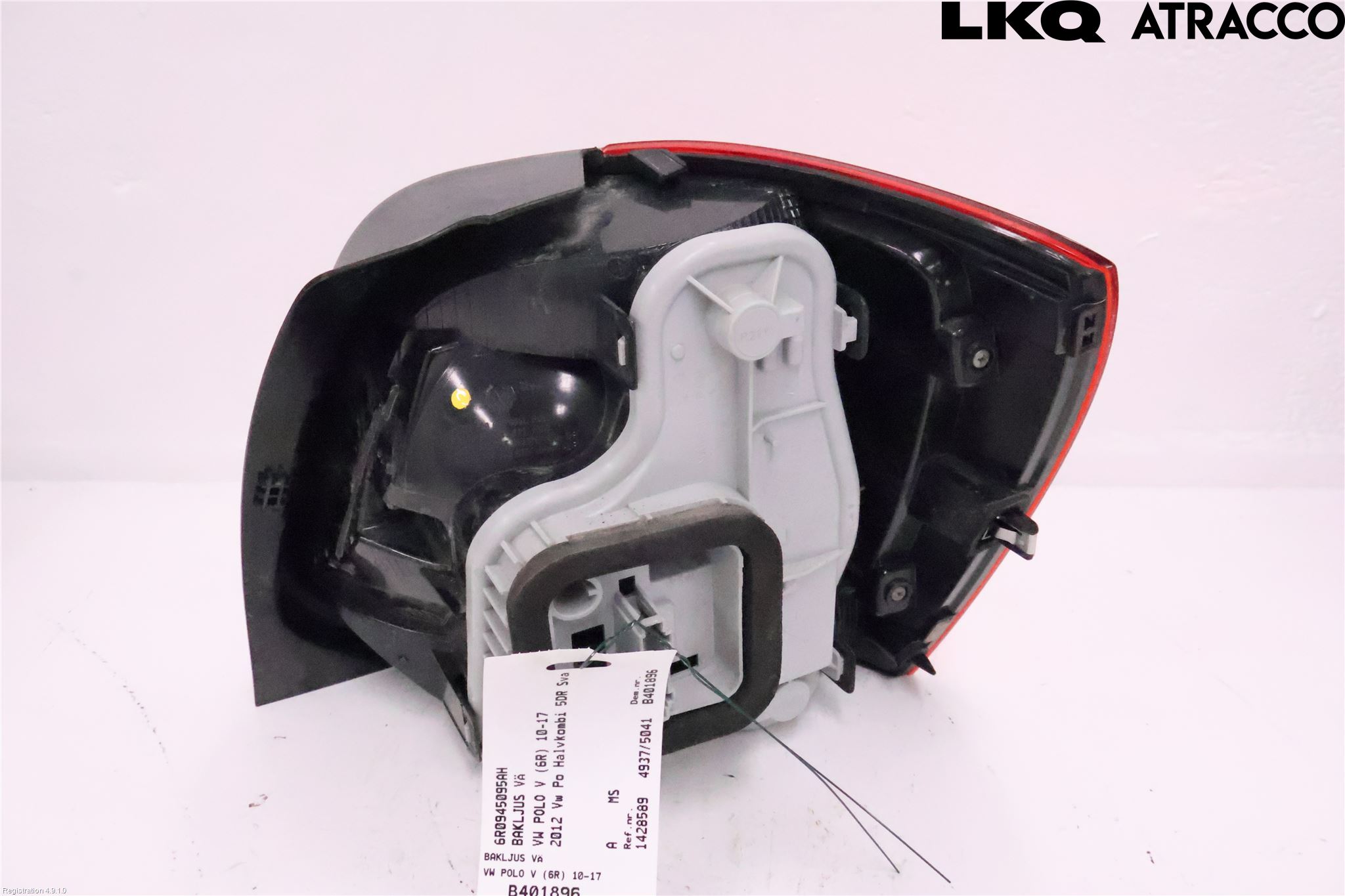 Volkswagen VW POLO 10-17 Baklykt Venstre