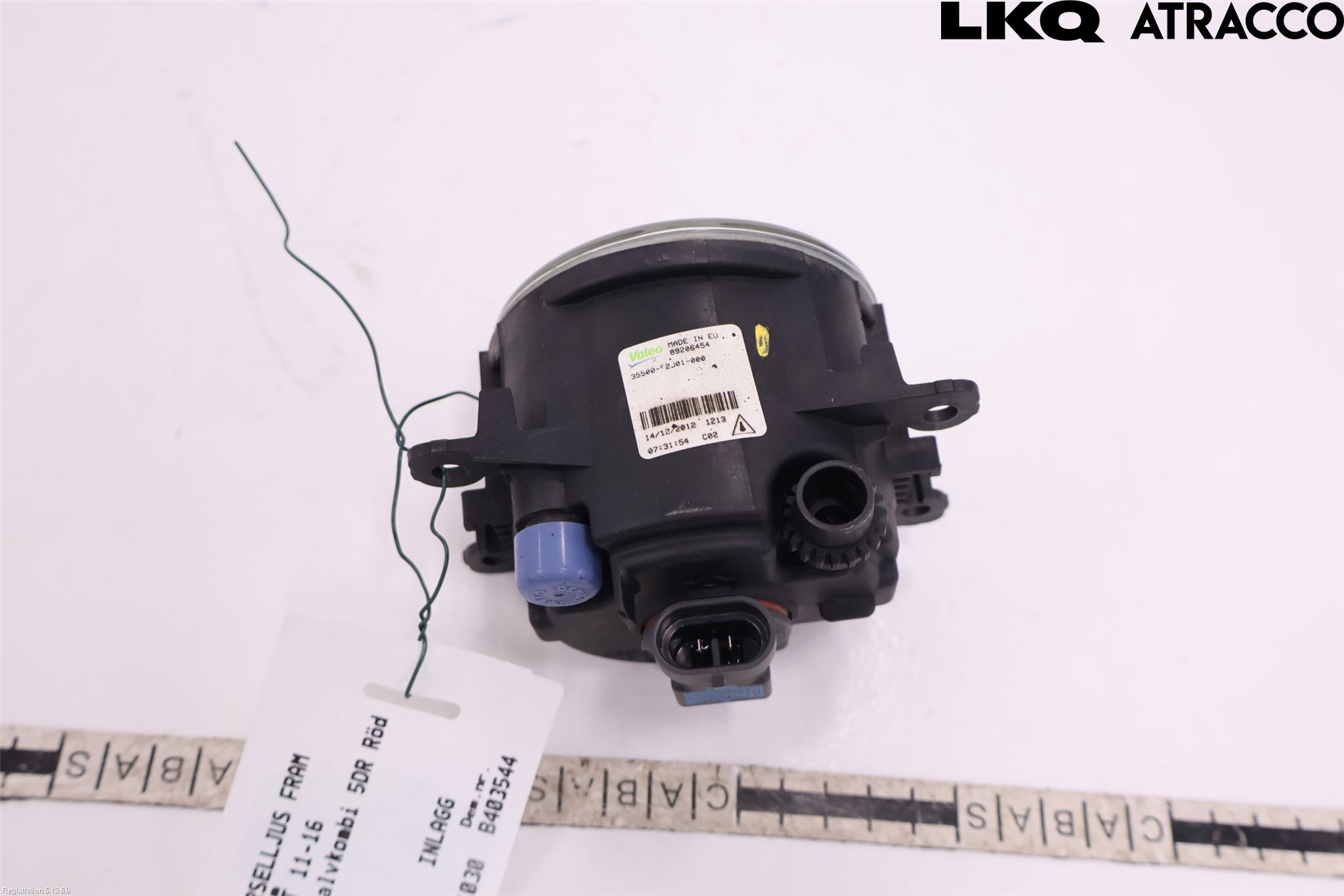 Suzuki SWIFT 11-16 Frontlykt-Kurve-Tåkelys