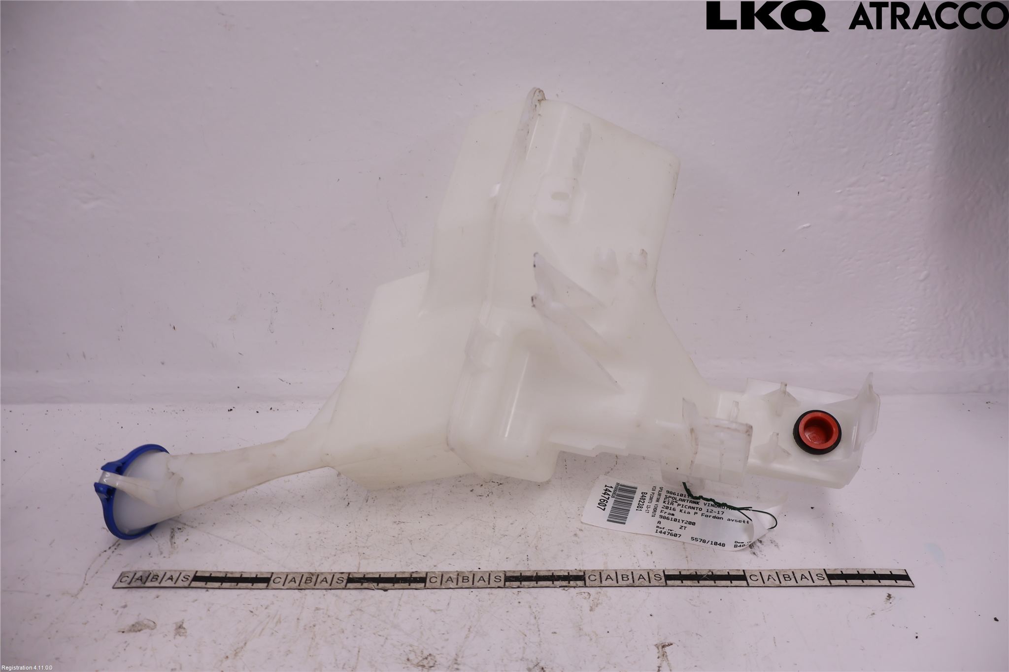 Kia PICANTO 12-17 Spylerbeholder Frontrute