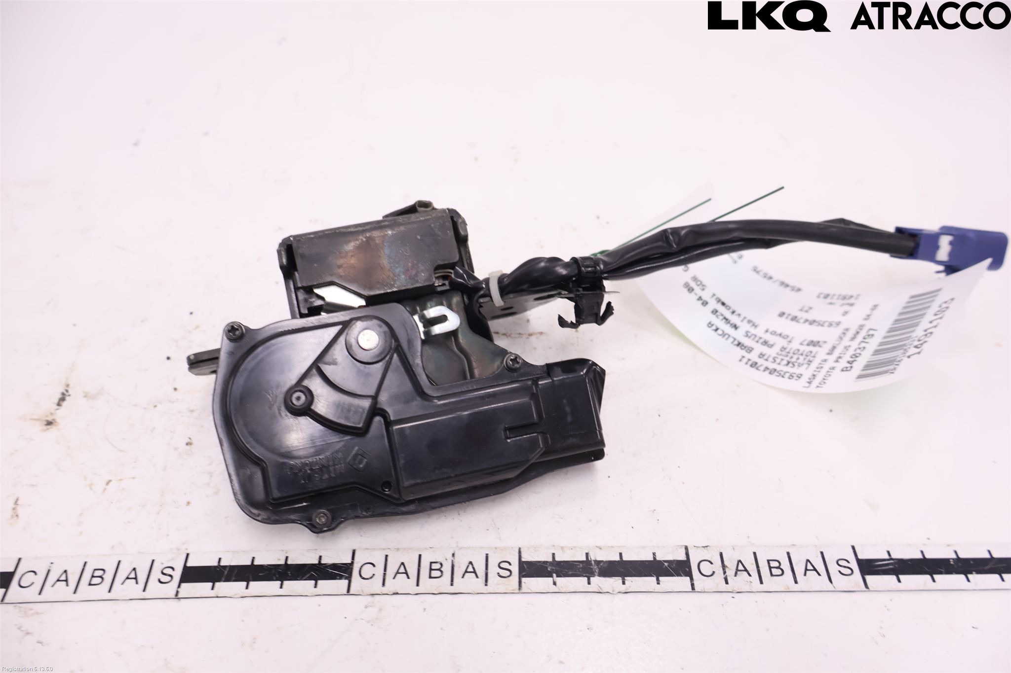 Toyota PRIUS NWH20 04-08 Bakluke-Lokk Låsekasse
