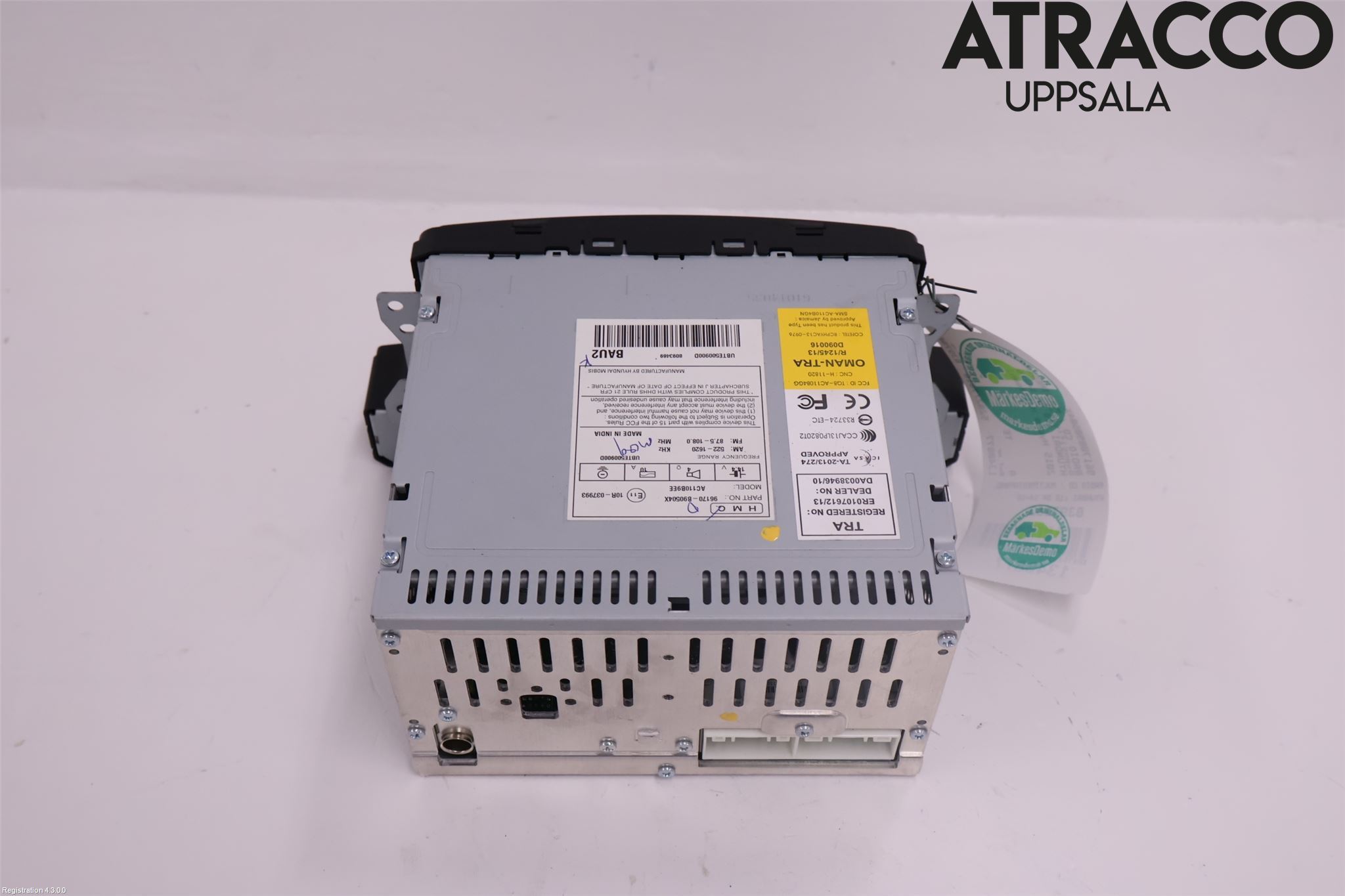 Hyundai i10 BA 14-16 Stereo Radio Med Cd