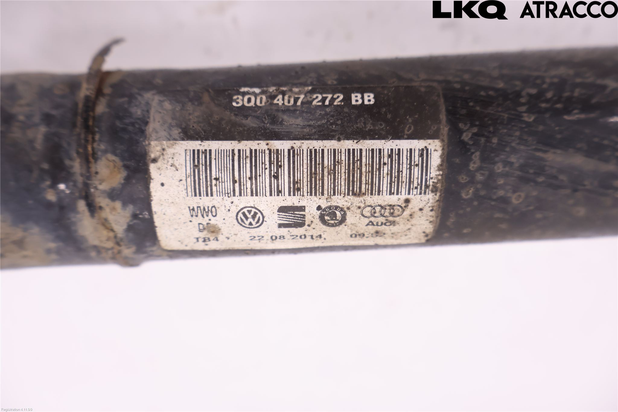Volkswagen VW PASSAT 15-19 Drivaksel Foran Kompl Høyre