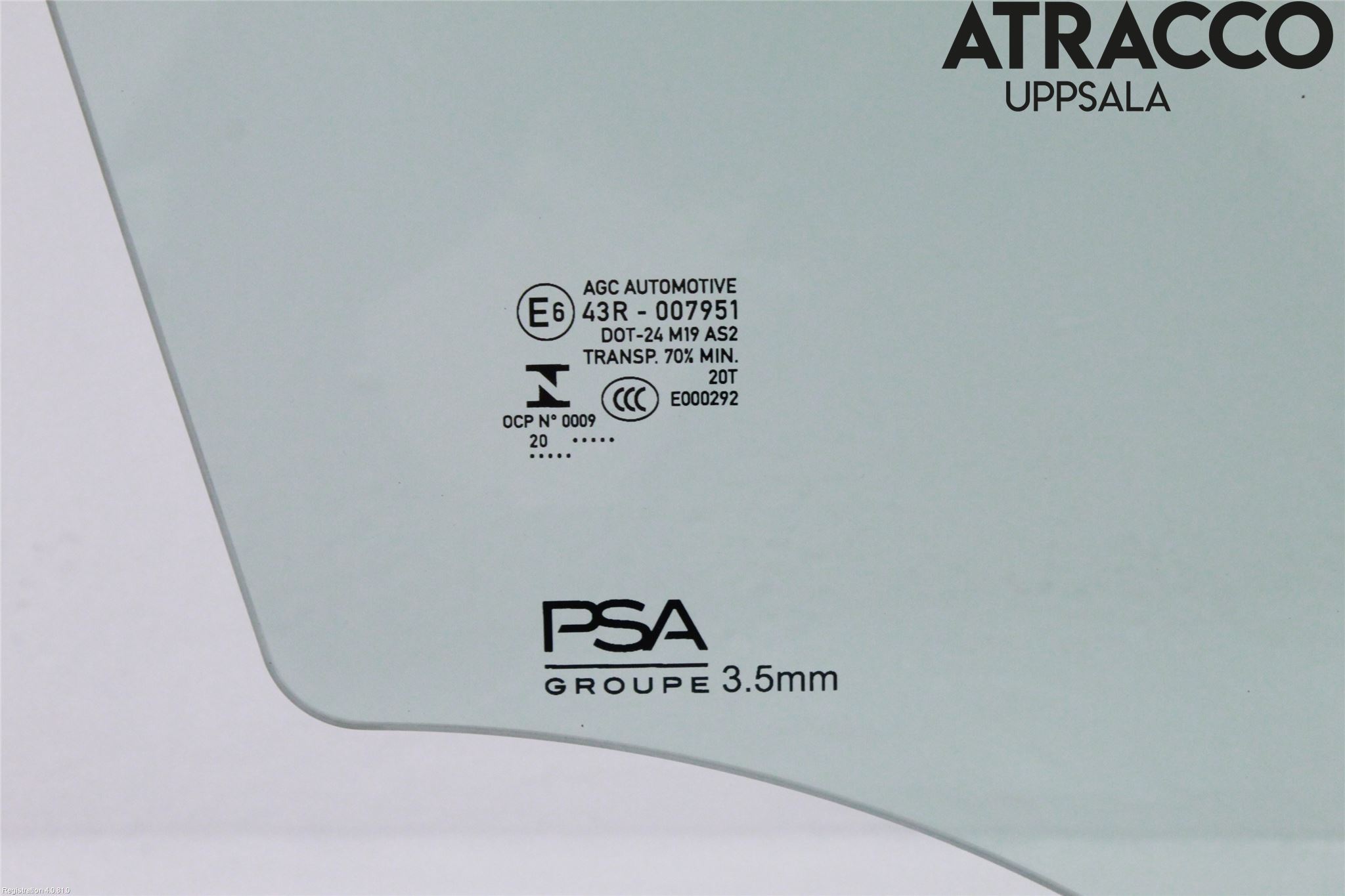 Peugeot 208/E-208 20- Dørrute Foran Høyre 4 Dørs