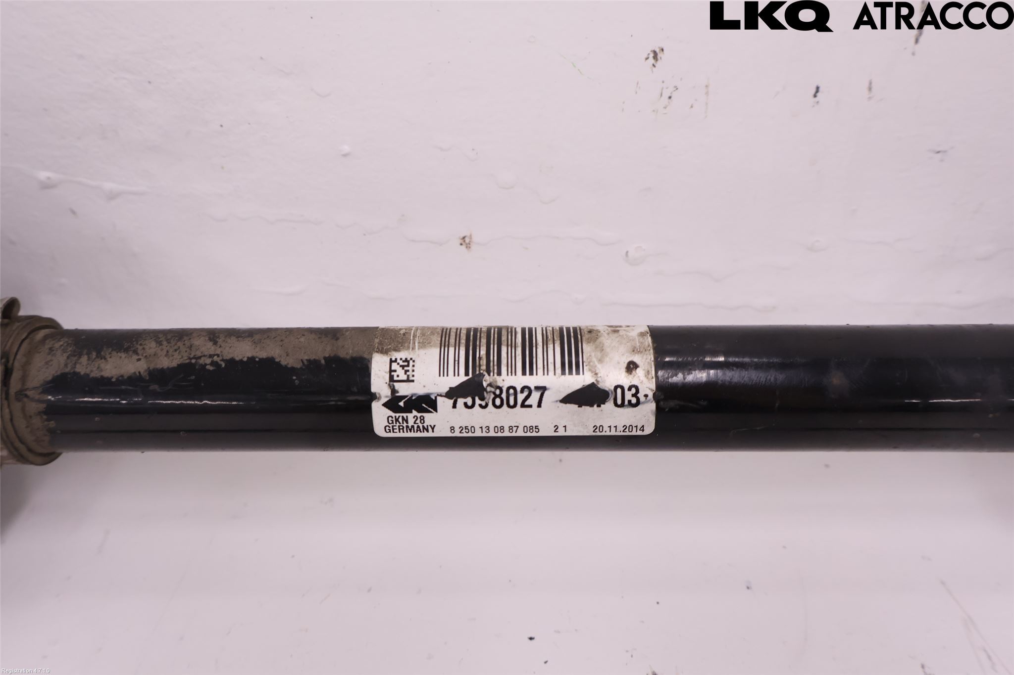 BMW X3 F25 10-17 Drivaksel Foran Kompl Venstre
