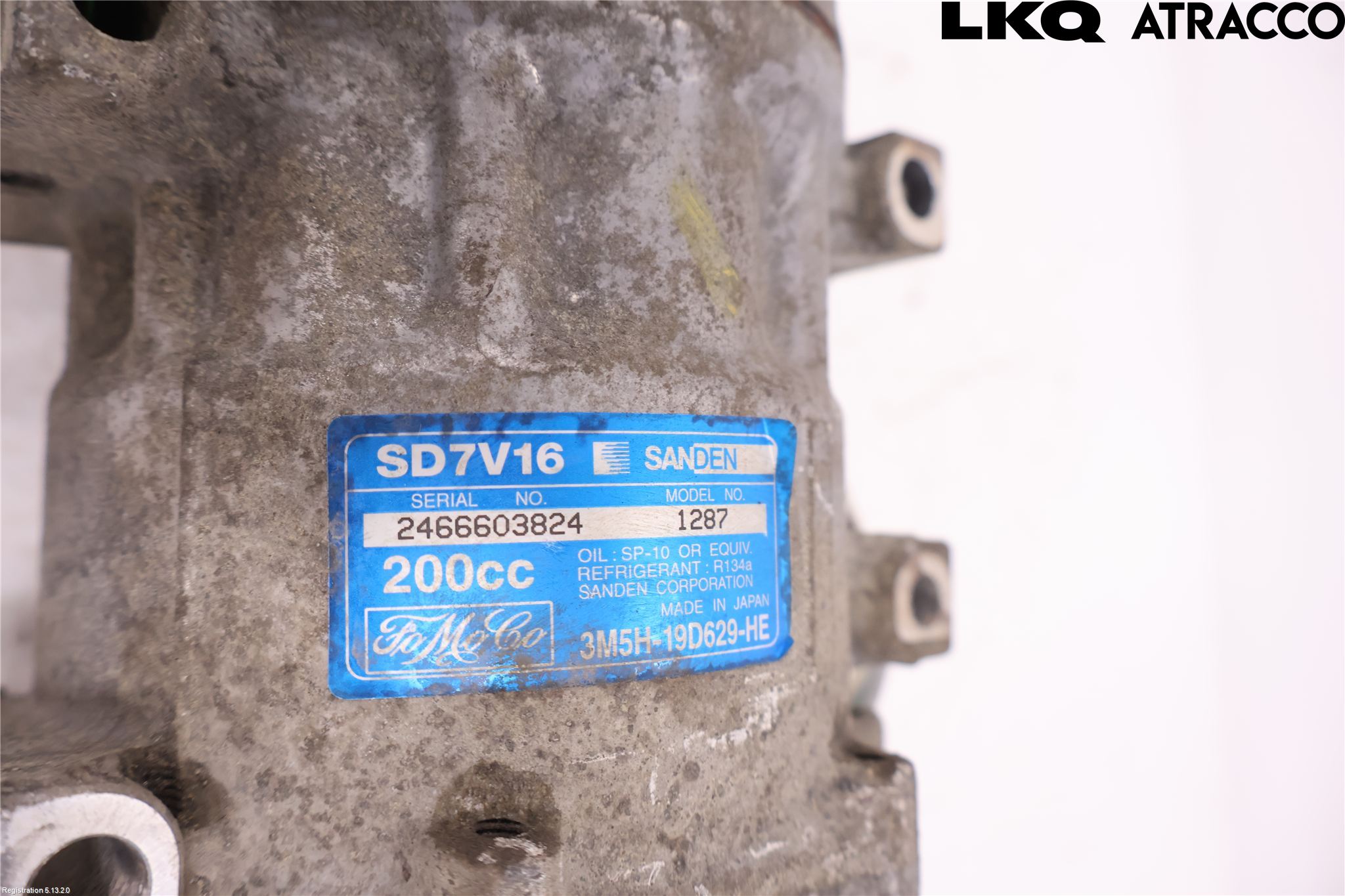 Volvo C30 07-10 Varme Ac Kompressor