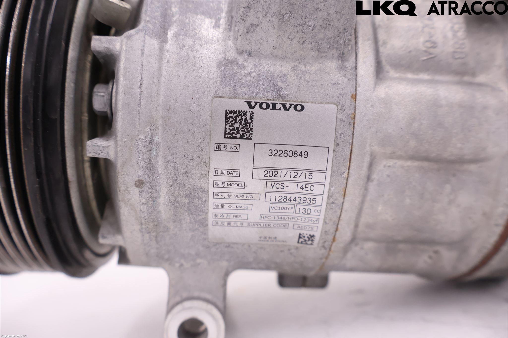 Volvo XC40/RECHARGE 18- Varme Ac Kompressor