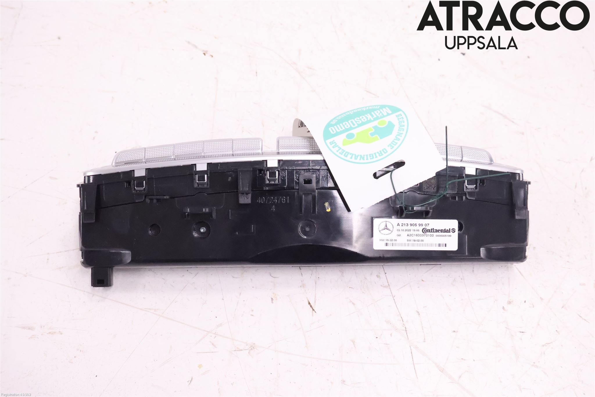 Mercedes-Benz MB E-KLASS (W213) 16-23 Varme Ac Betjening-Display