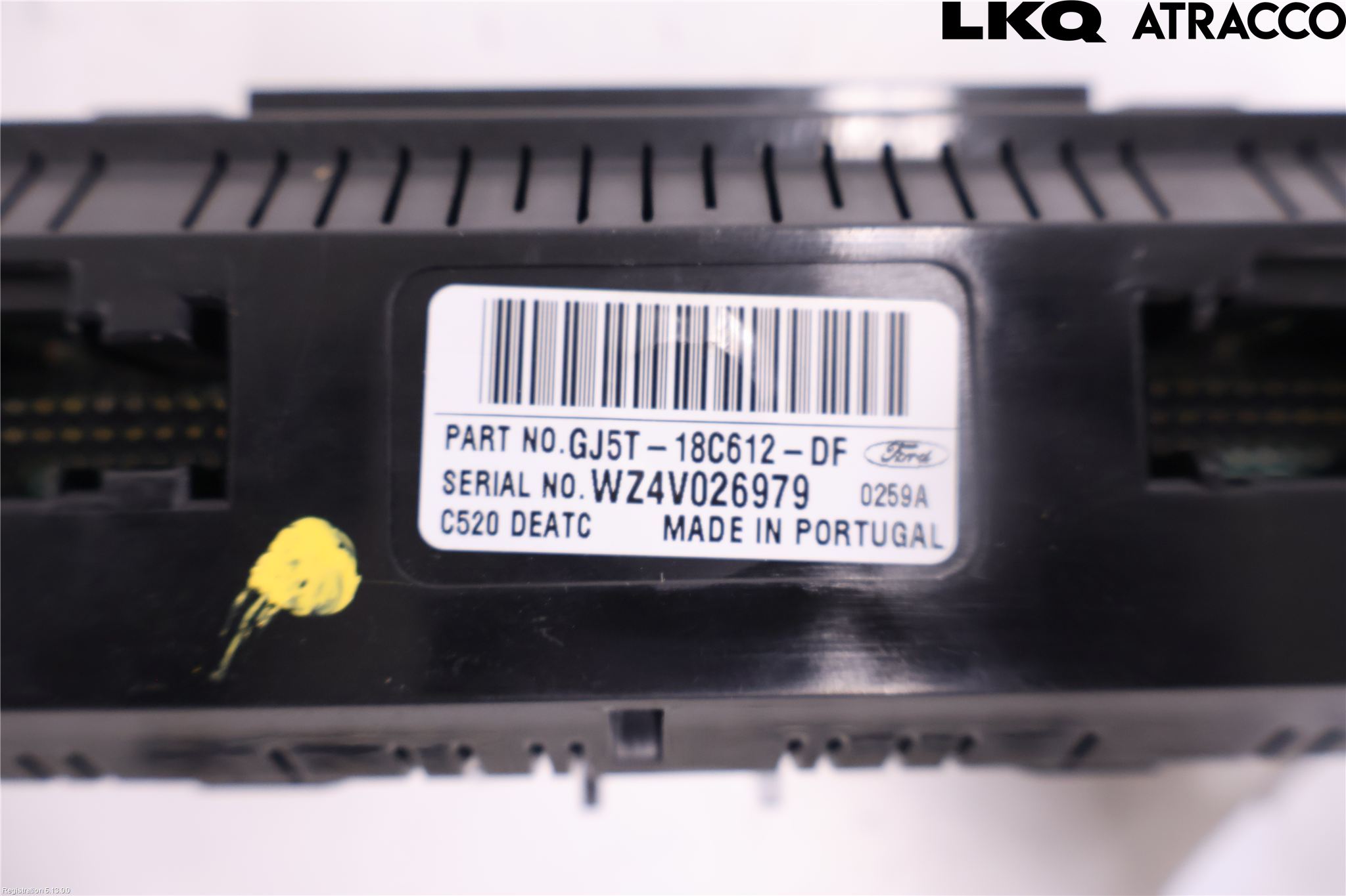 Ford KUGA 17-19 Varme Ac Betjening-Display
