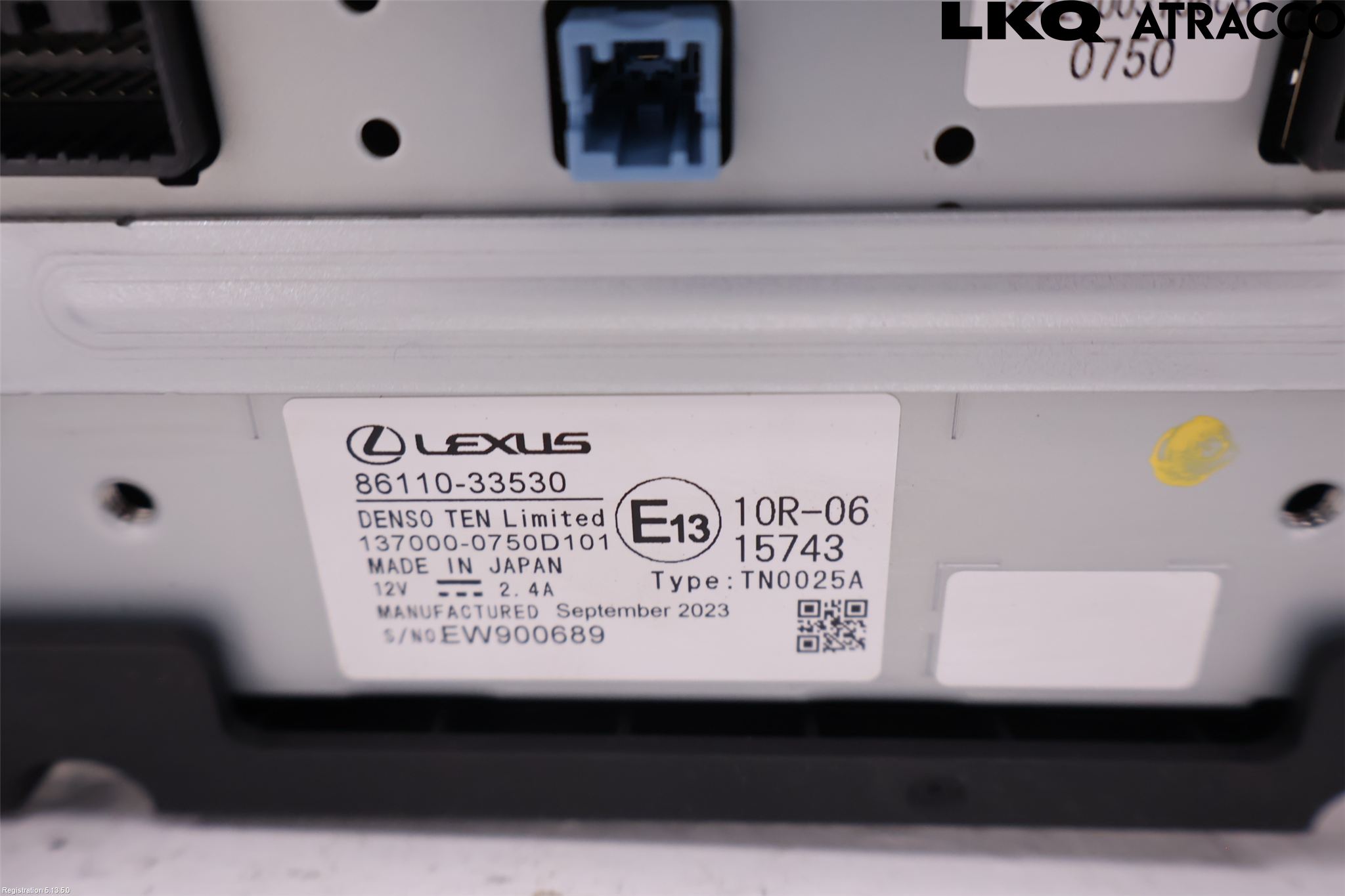 Lexus ES 250/300/330 Multifunktionsdisplay