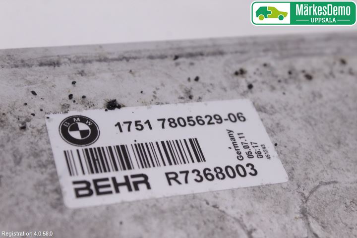 BMW 5 F10/F11/F18 09-17 Intercooler Radiator