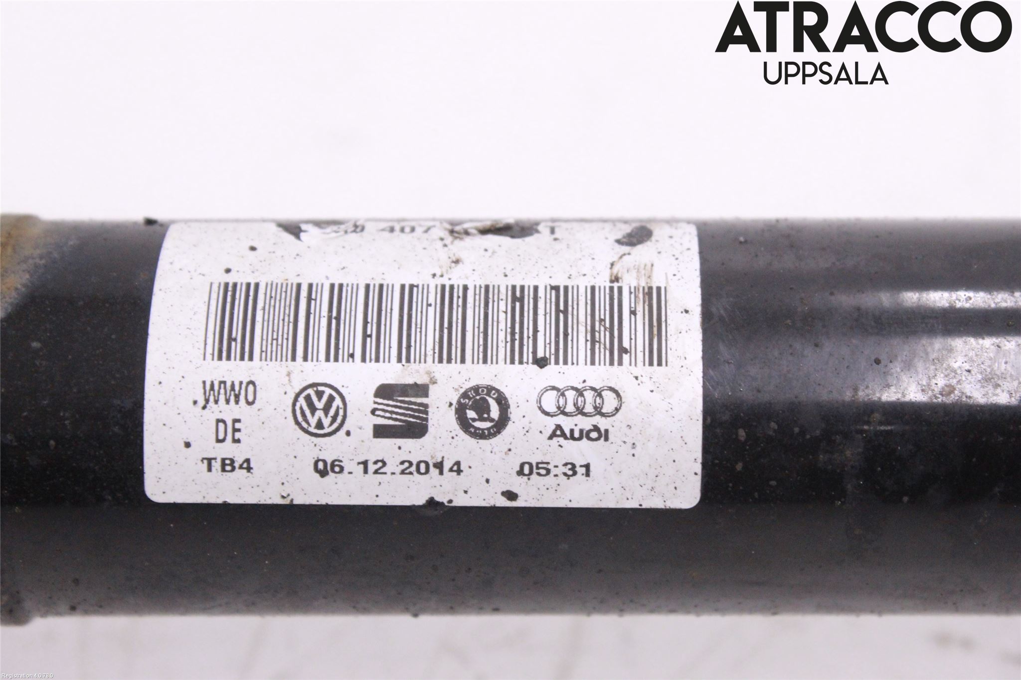 Volkswagen VW PASSAT 15-19 Drivaksel Foran Kompl Høyre