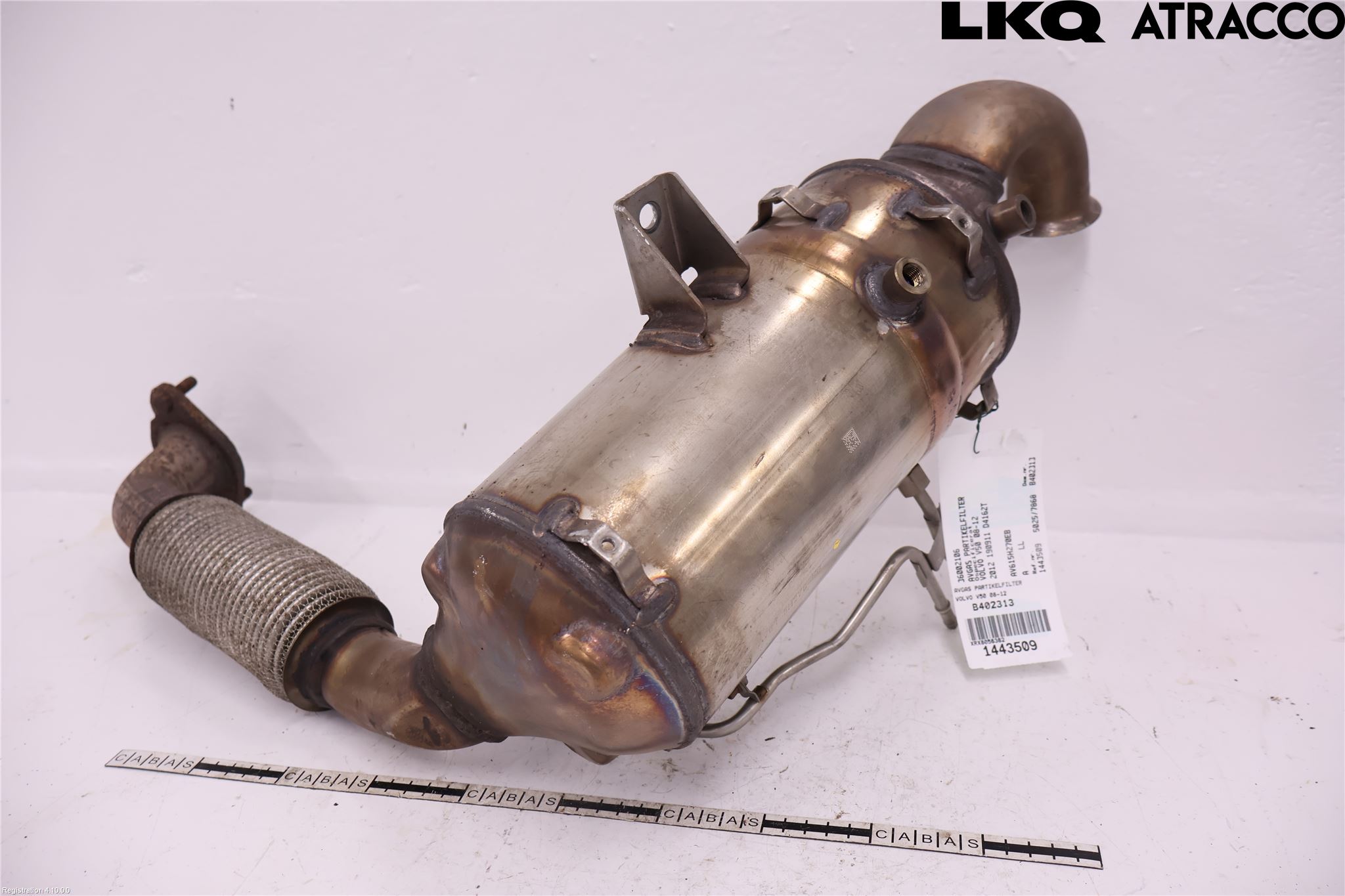 Volvo V50 08-12 Eksos Partikketfilter