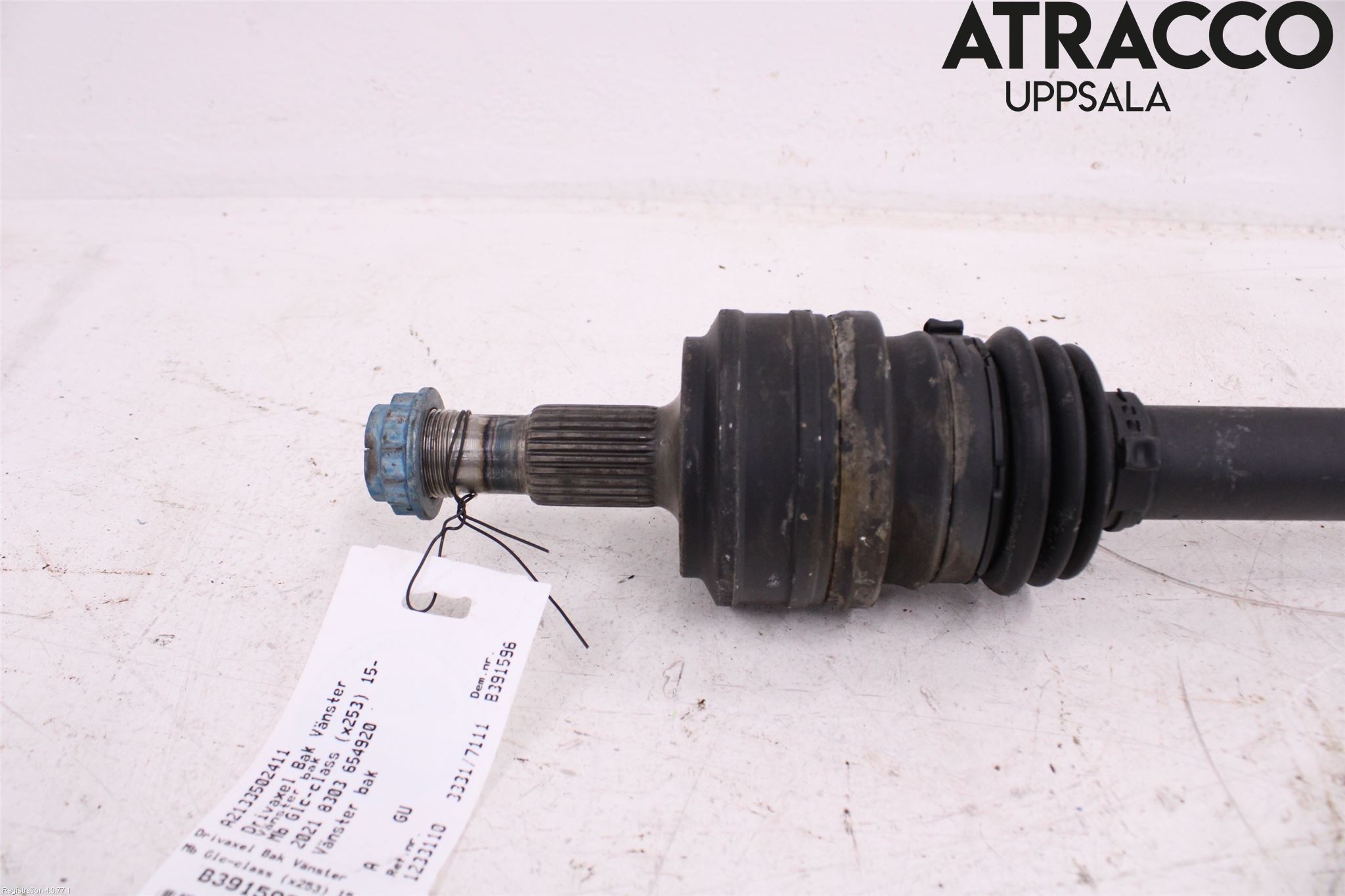 Mercedes-Benz MB GLC-KLASS (X253/C253) 15-22 Drivaksel Bak Kompl Venstre