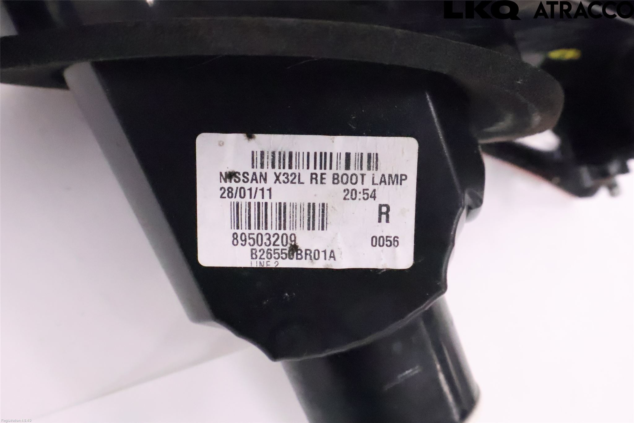 Nissan QASHQAI 10-14 Baklykt Høyre  På Luke(Indre)