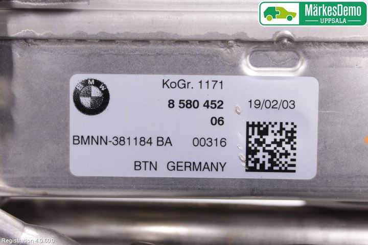 BMW 5 G30/G31/F90 17-23 Eksos Kjøler