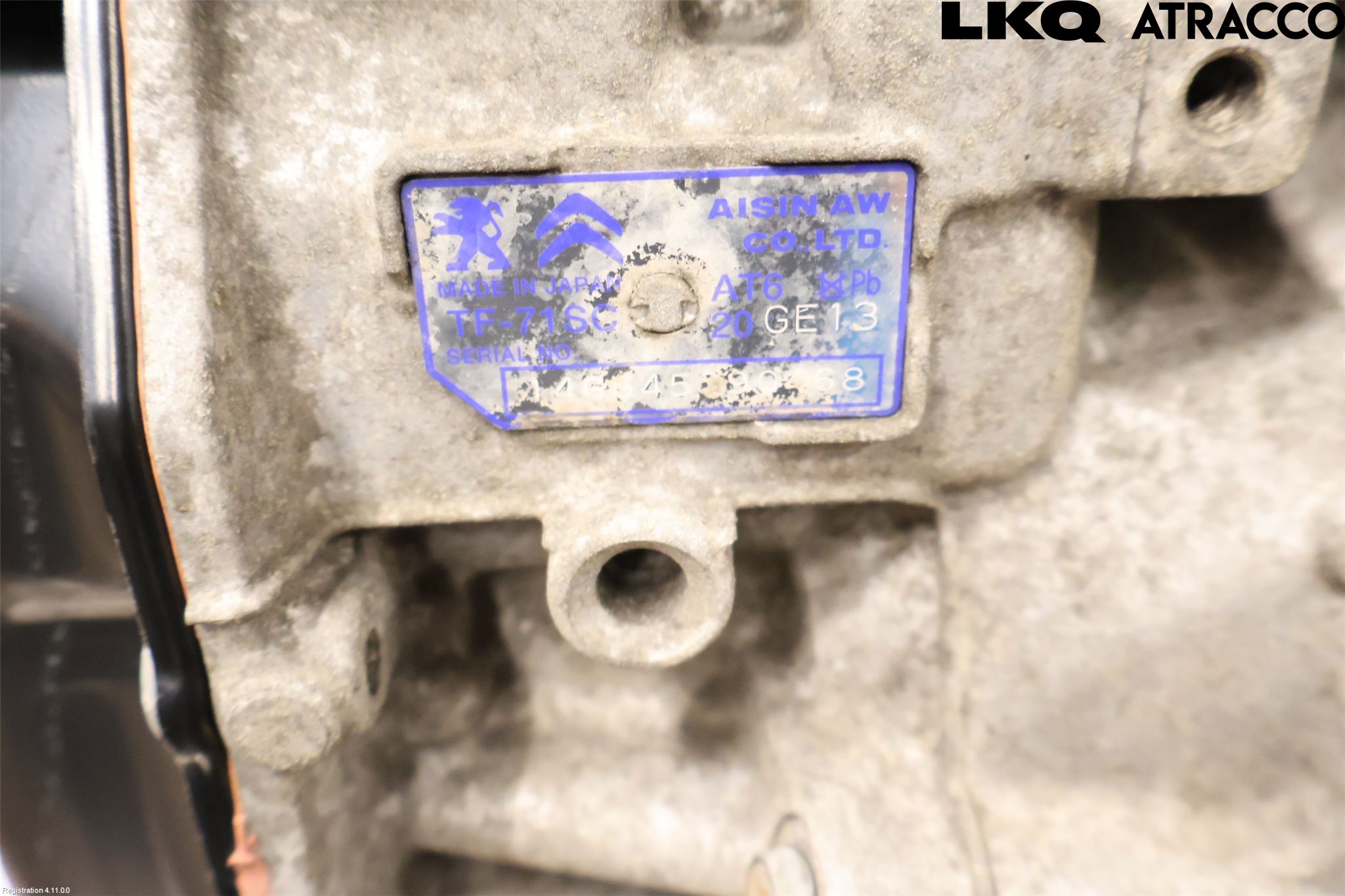 Peugeot 308 14-21 Gearkasse Automat