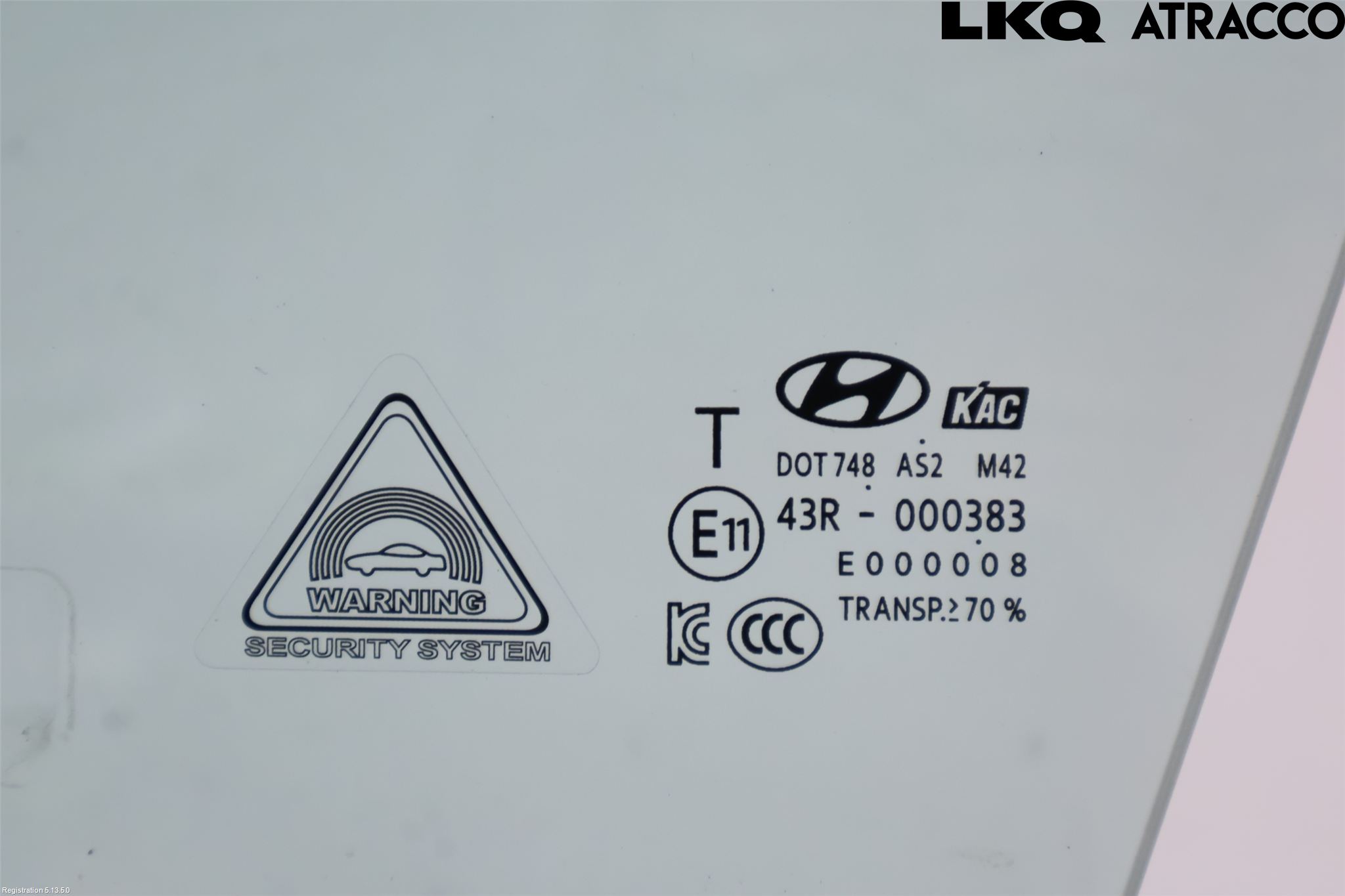 Hyundai IONIQ AE 17-22 Dørrute Foran Venstre 4 Dørs