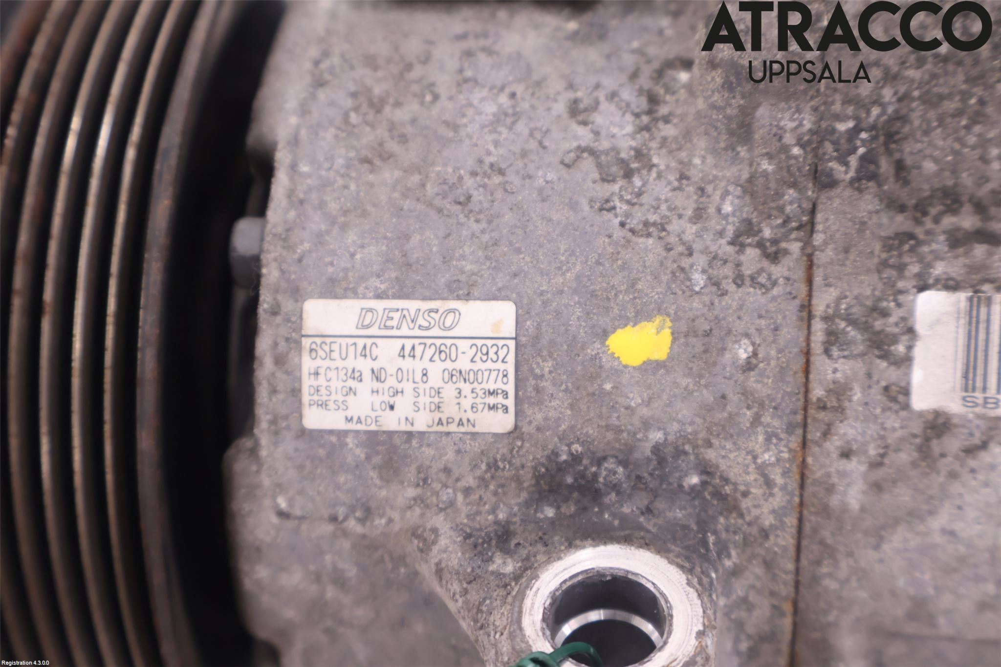 Toyota RAV 4 06-12 Varme Ac Kompressor