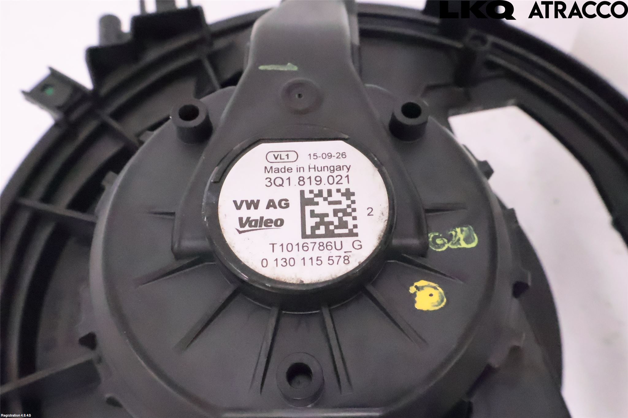 Volkswagen VW PASSAT 15-19 Varmeapparat Viftemotor