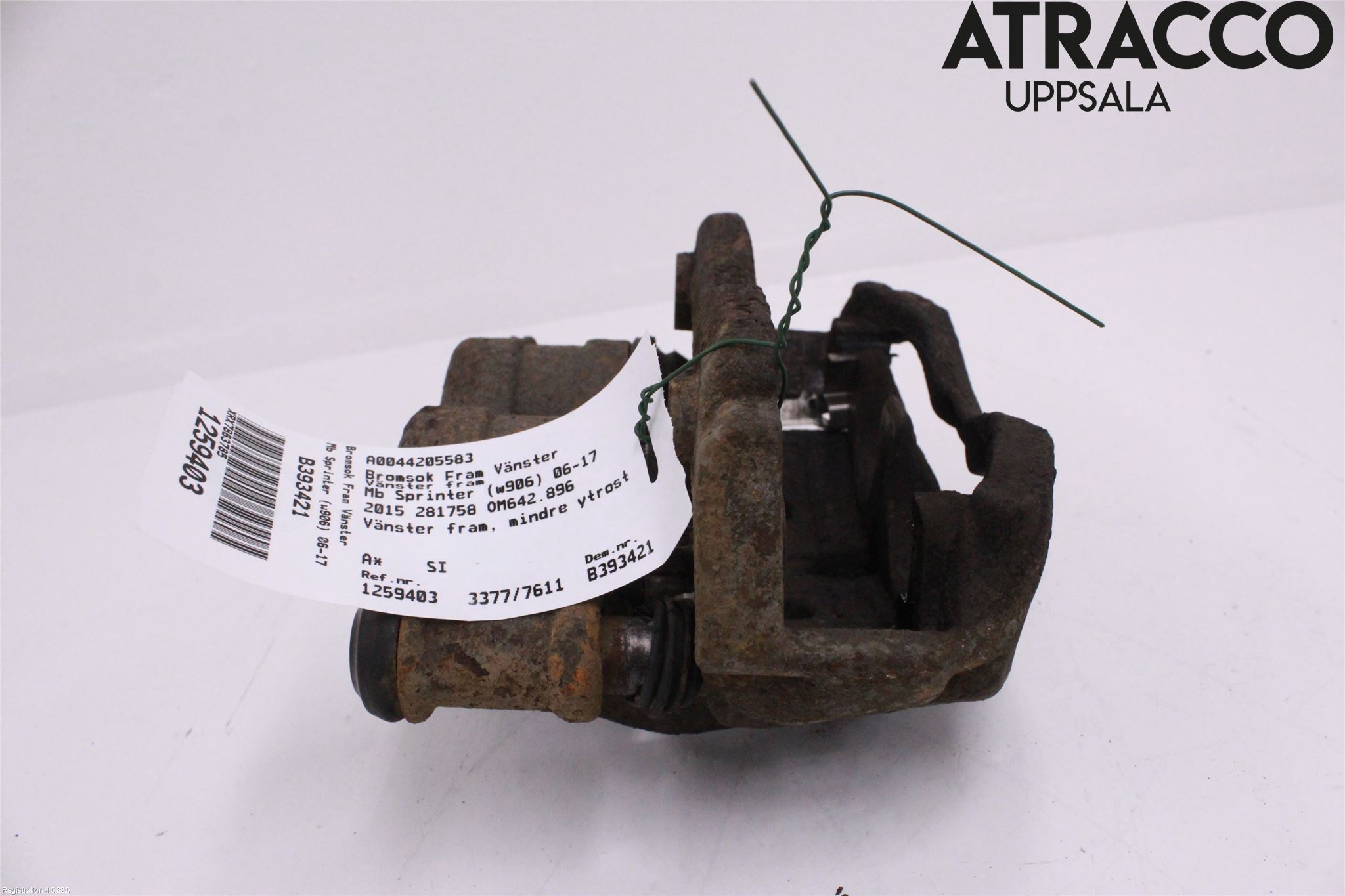 Mercedes-Benz MB SPRINTER (W906) 06-18 Bremsecaliper Foran Venstre