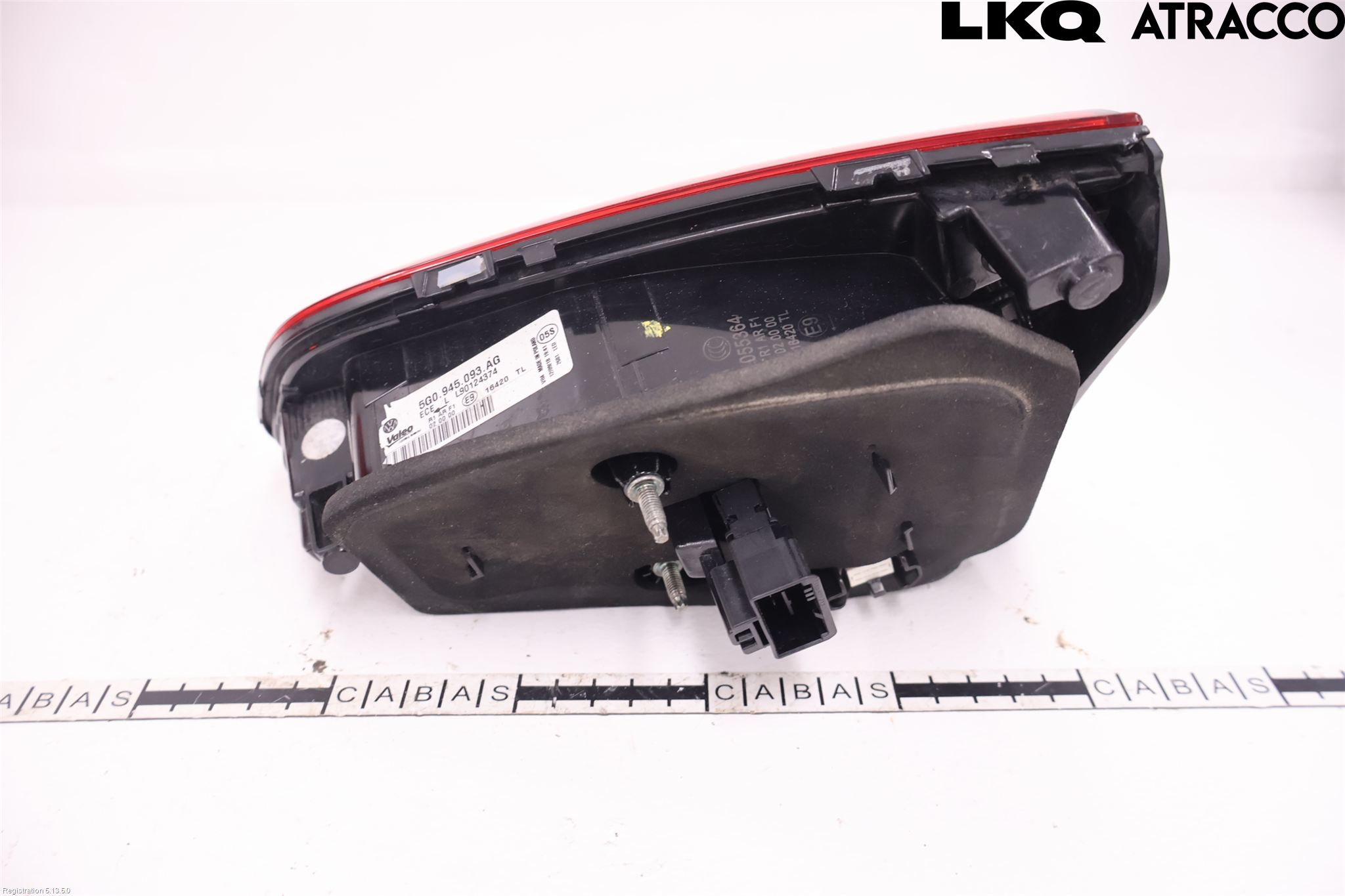 Volkswagen VW GOLF / E-GOLF VII 13-20 Baklykt Venstre  På Luke(Indre