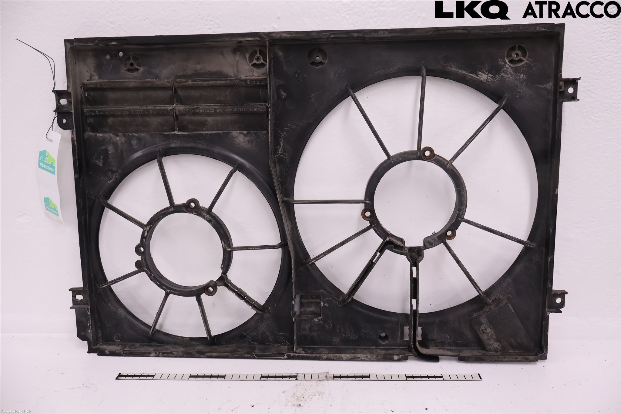 Volkswagen VW TIGUAN 07-16 Kjølevifte-Radiator Hus-Kåpe