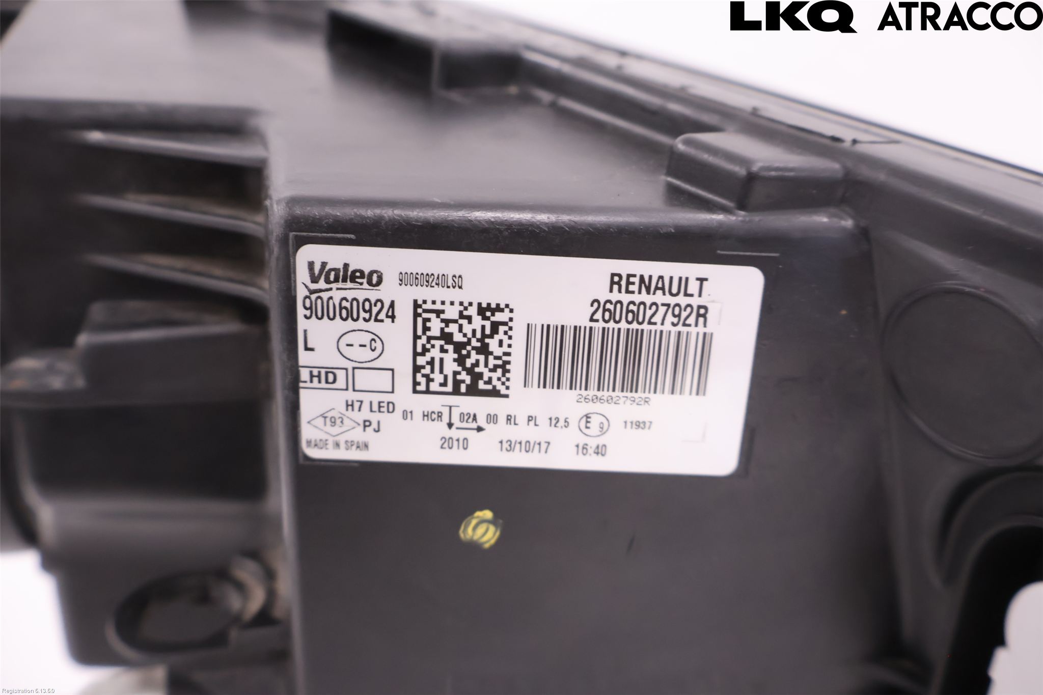 Renault MEGANE IV 16-23 Frontlykt Venstre