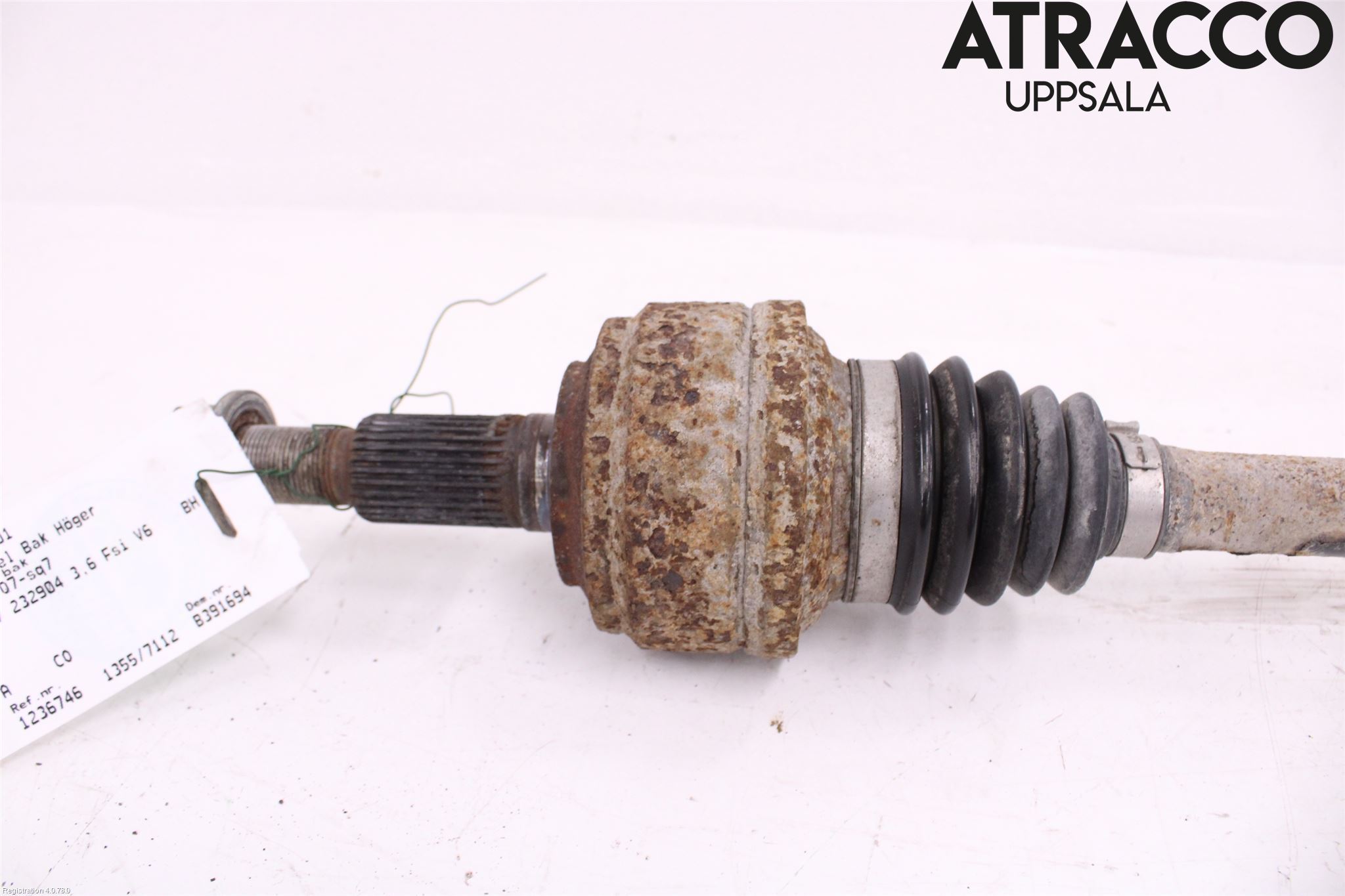 Audi Q7/SQ7 Drivaksel Bak Kompl Høyre