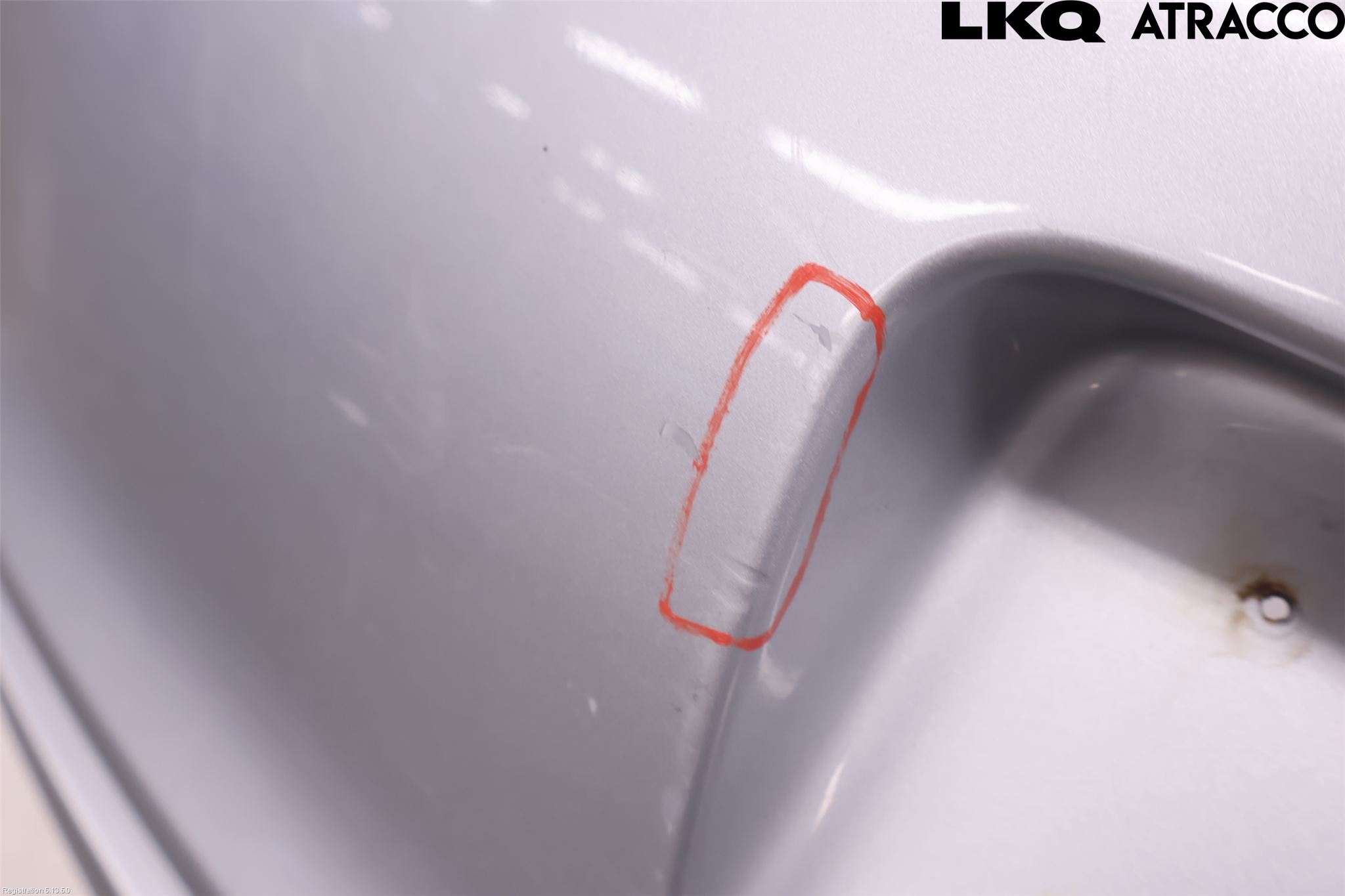 Volkswagen VW POLO 10-17 Støtfanger Bak Overtrekk