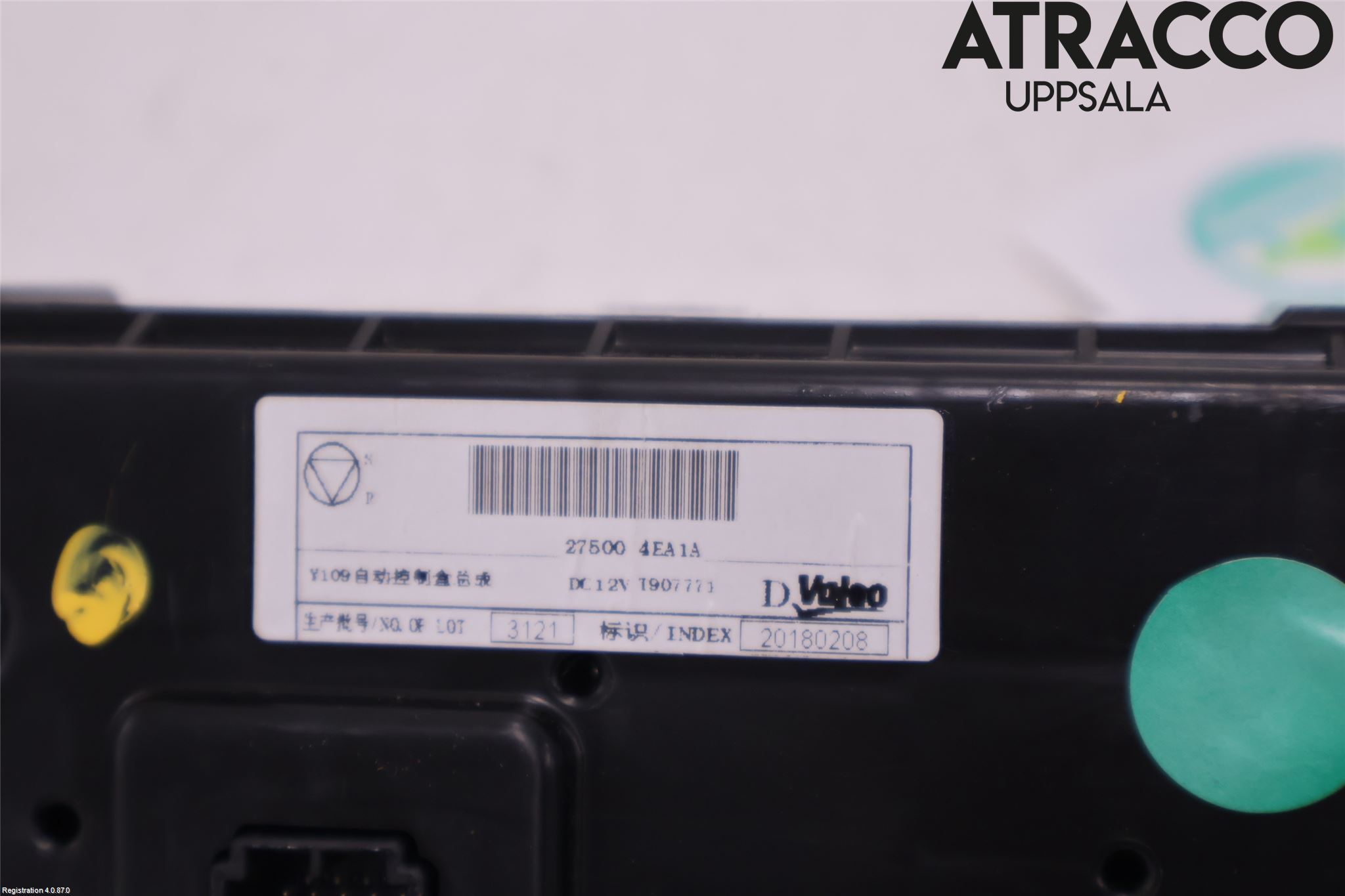Nissan QASHQAI 17-21 Varme Ac Betjening-Display