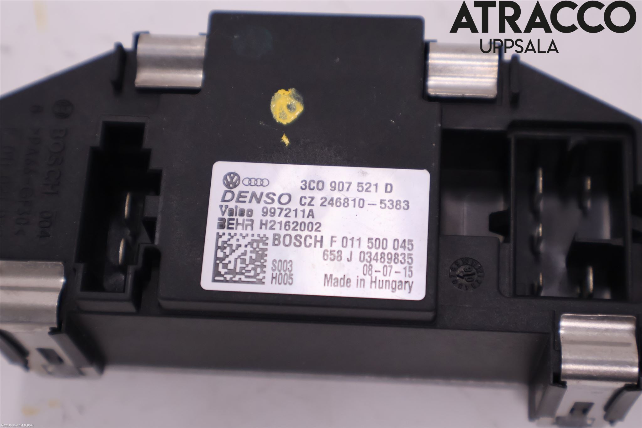 Volkswagen VW SCIROCCO 09-17 Varmeapparat Viftemotstand