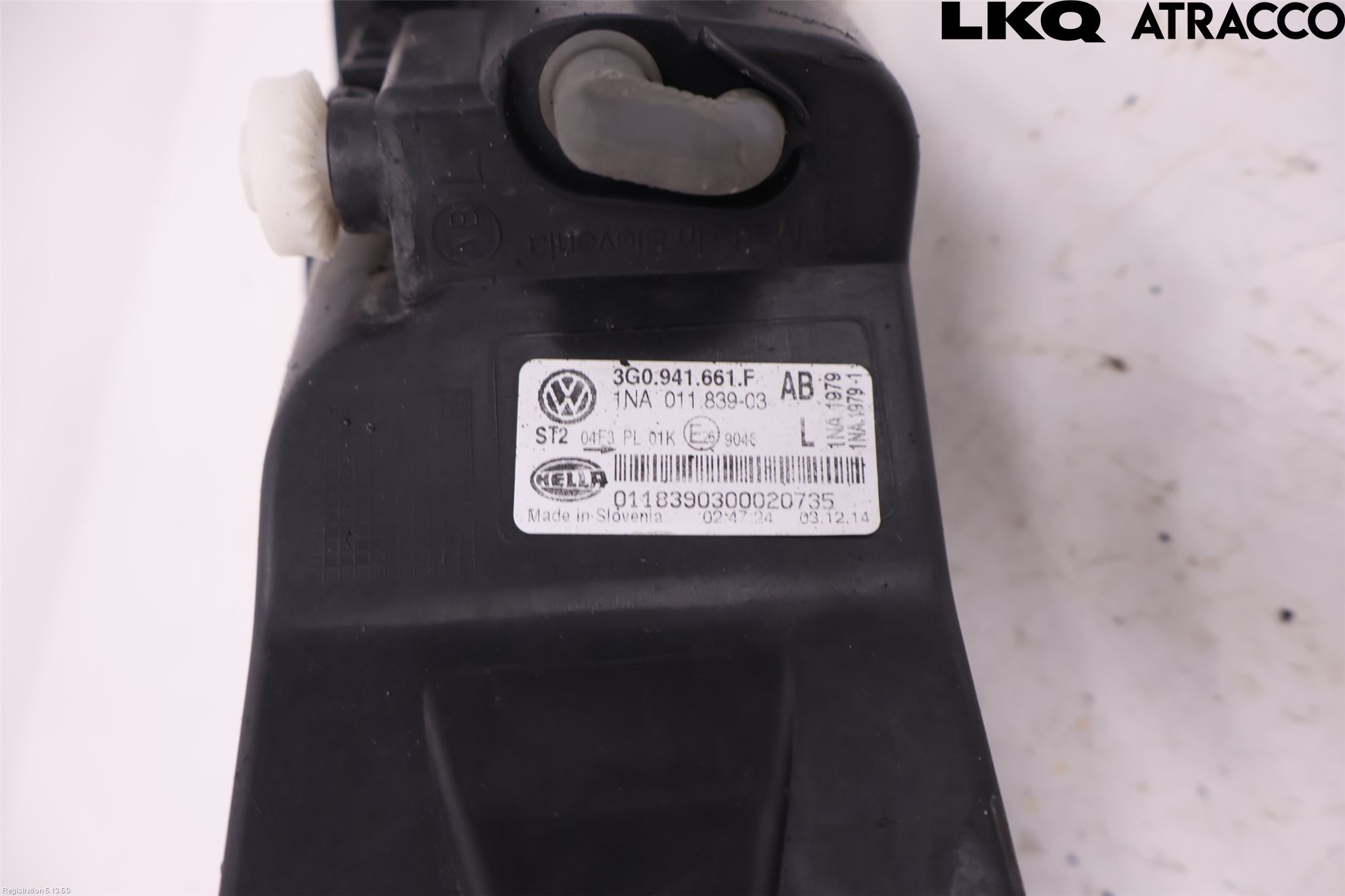 Volkswagen VW PASSAT 15-19 Frontlykt-Kurve-Tåkelys