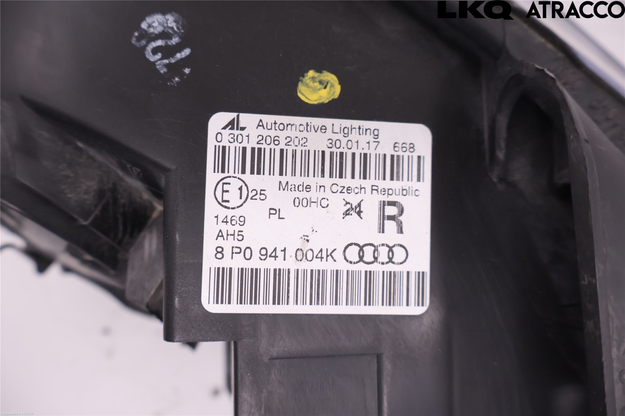 Audi A3/S3 05-13 Frontlykt Høyre