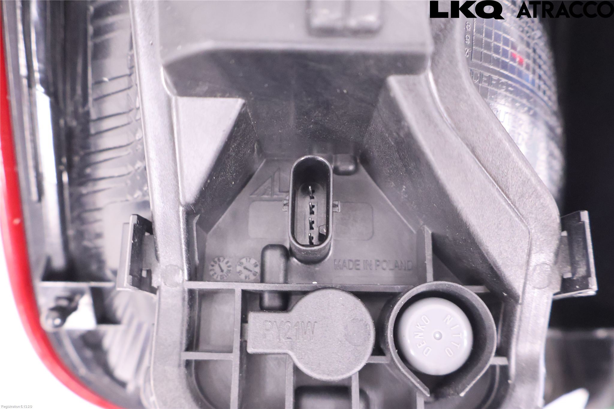 Fiat 500 07- Baklykt Høyre