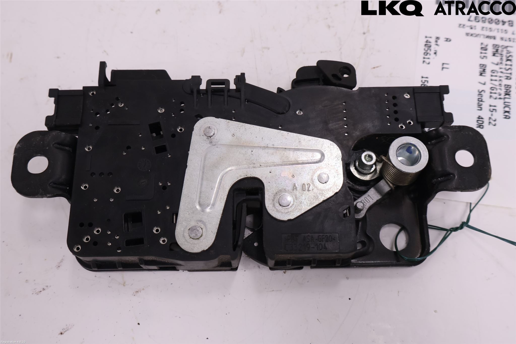 BMW 7 G11/G12 15-22 Bakluke-Lokk Låsekasse