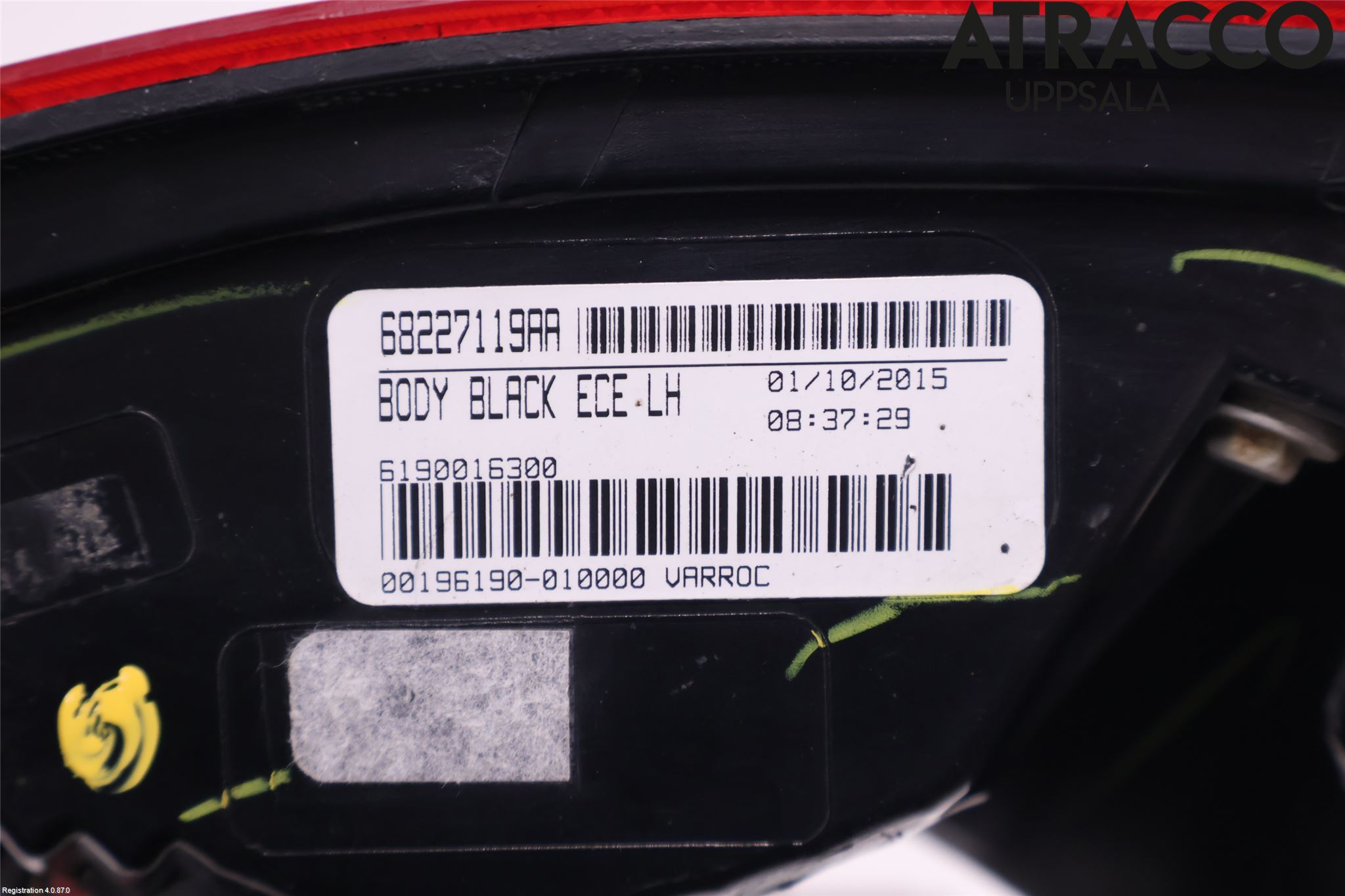 Fiat FREEMONT Baklykt Venstre