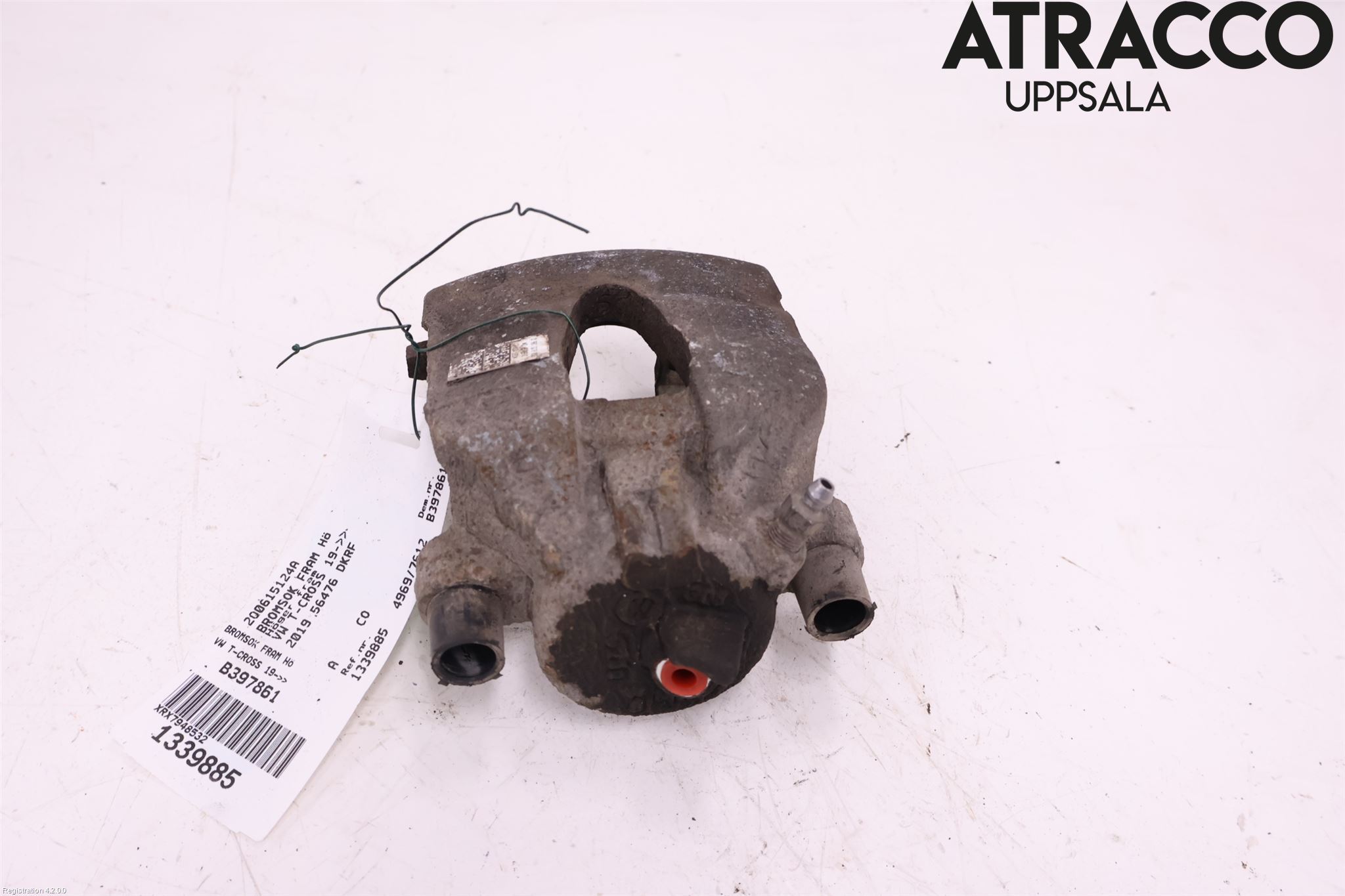 Volkswagen VW T-CROSS 19- Bremsecaliper Foran Høyre
