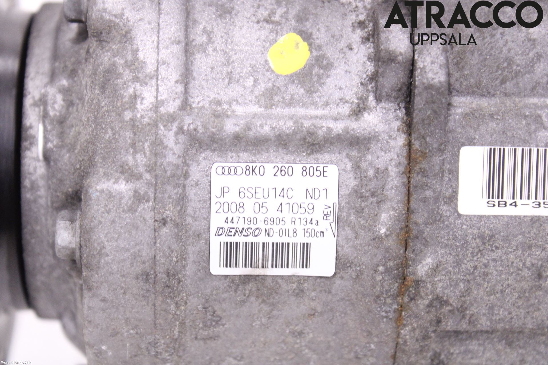 Audi A4/S4 08-11 Varme Ac Kompressor