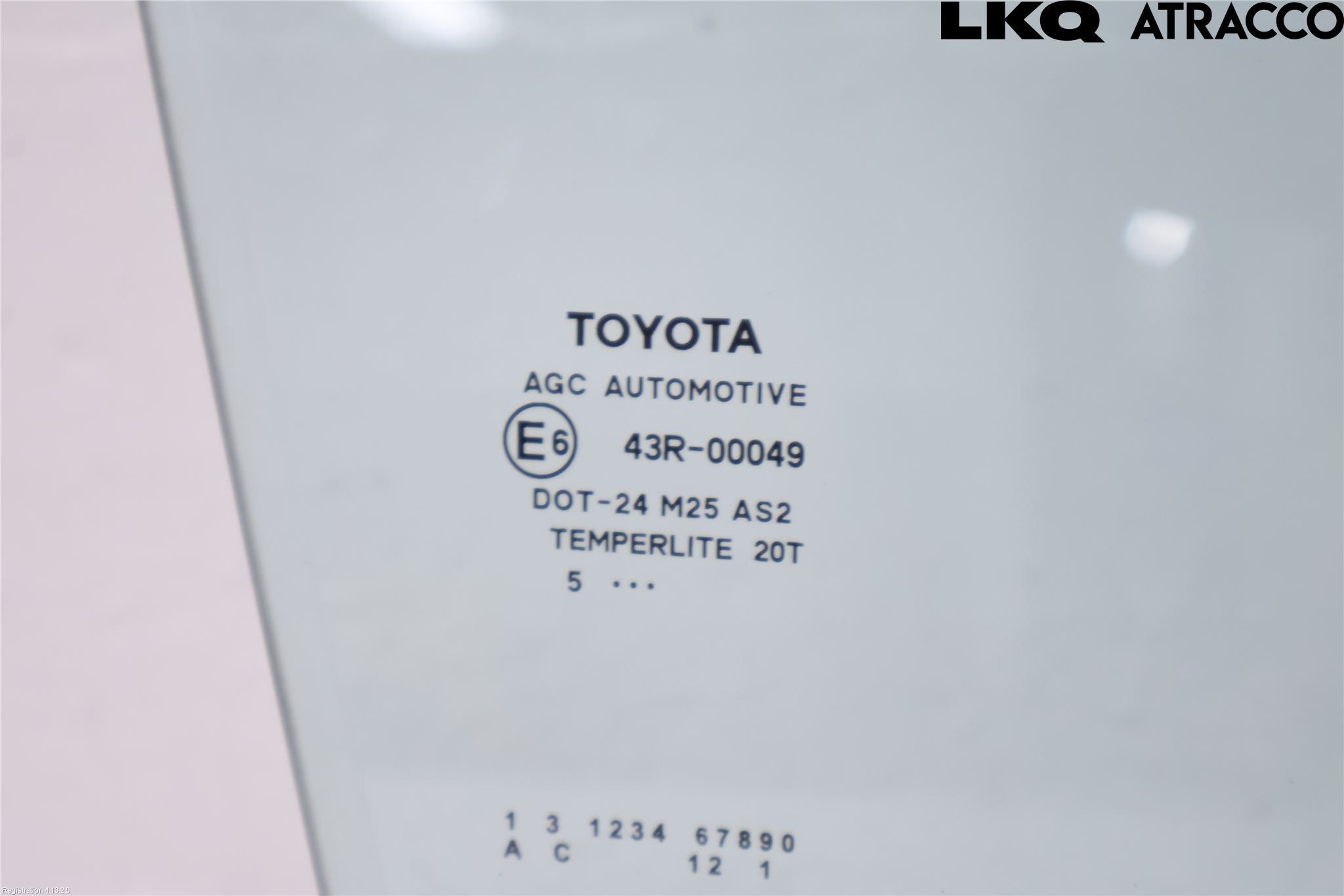 Toyota AURIS 13-19 Dørrute Foran Høyre 4 Dørs