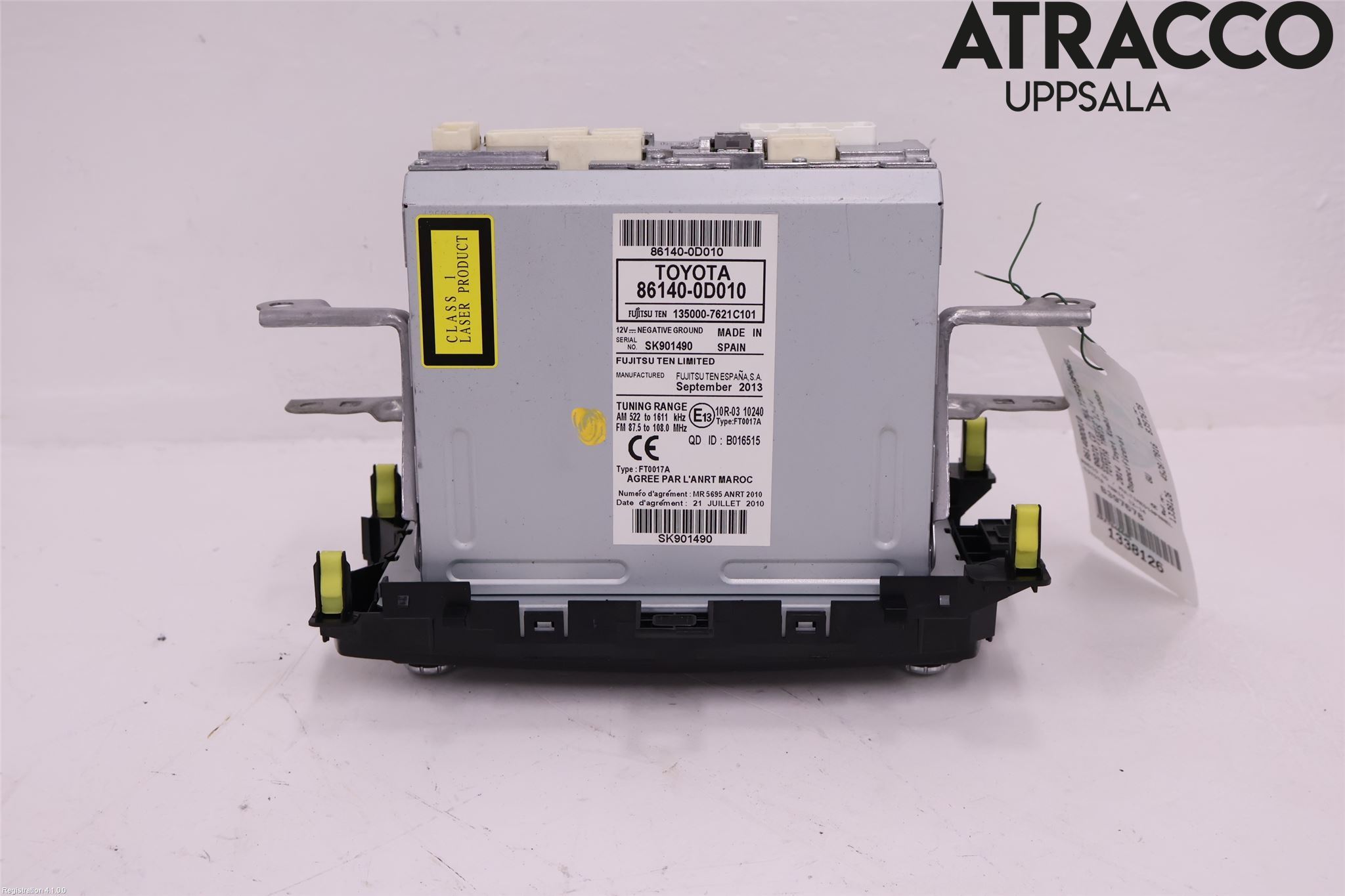 Toyota YARIS XP130 12-14 Stereo Radio Med Cd