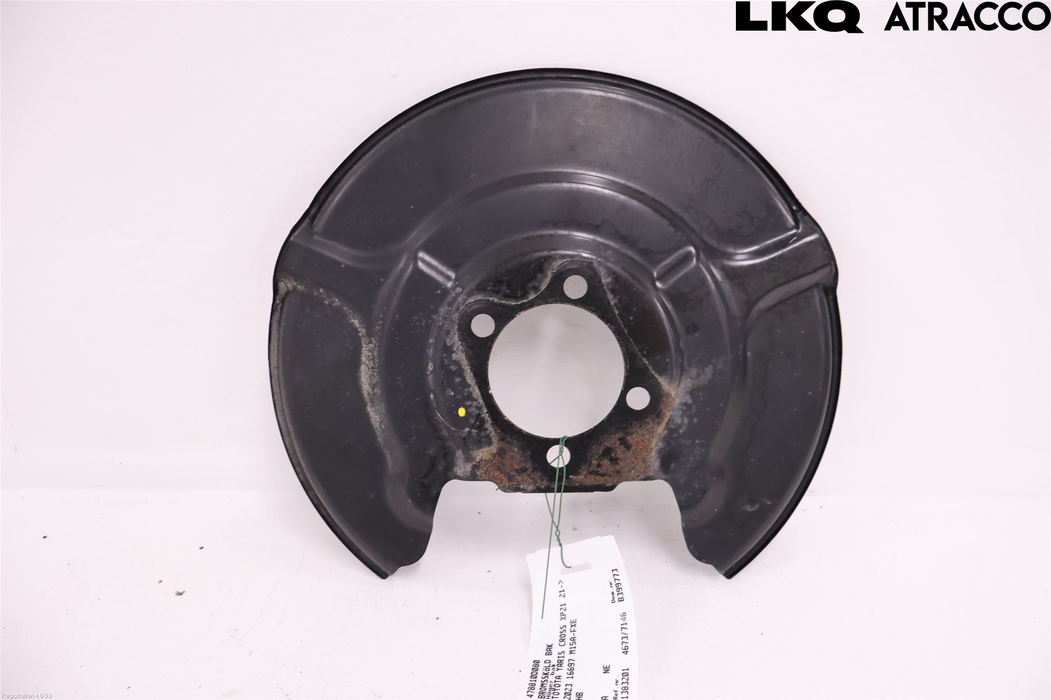 Toyota YARIS CROSS XP21 21- Bremseskjold Bak
